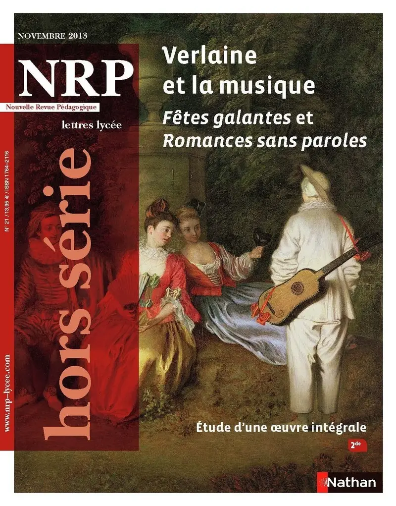 NRP Lycée Hors-Série - Verlaine et la musique - Novembre 2013 (Format PDF) -  - 9782091116525