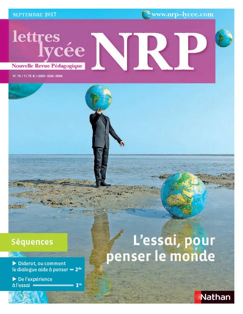 NRP Lycée - L'essai- Septembre 2017 -  - 9782091150222