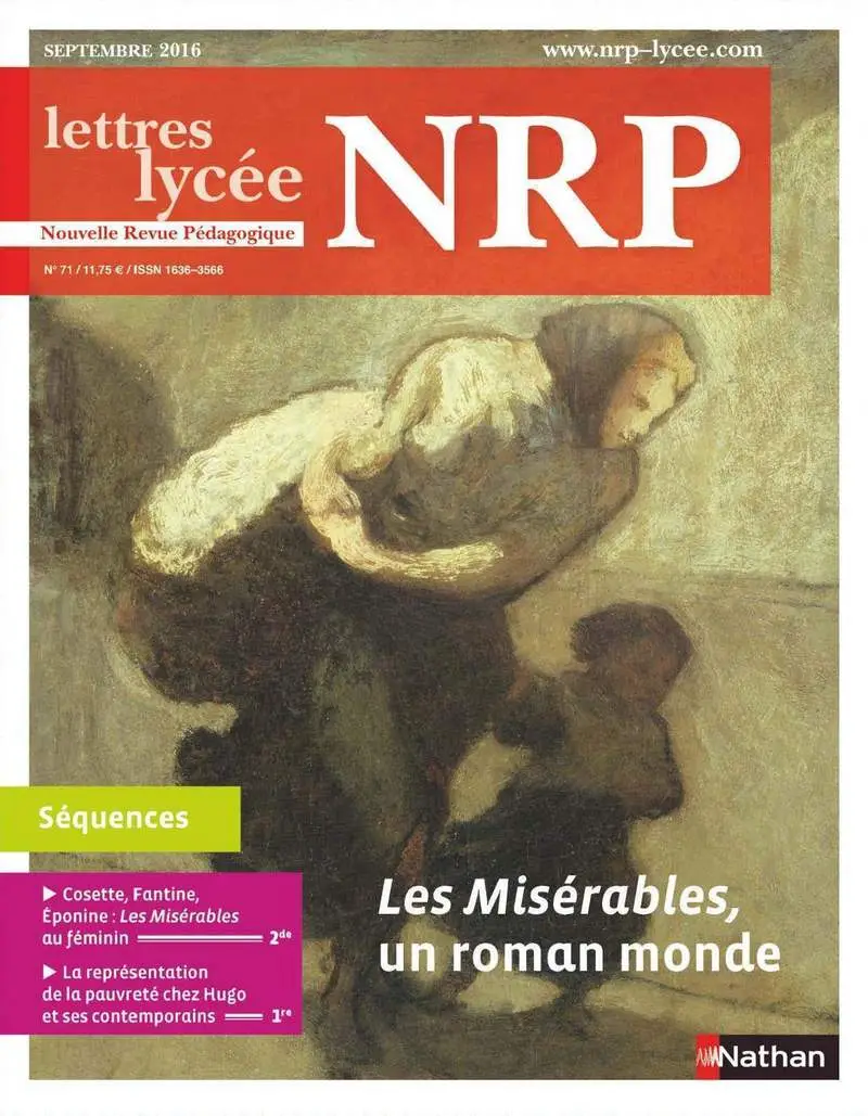 NRP Lycée - Les Misérables, un roman monde - Septembre 2016 (Format PDF) -  - 9782091117874