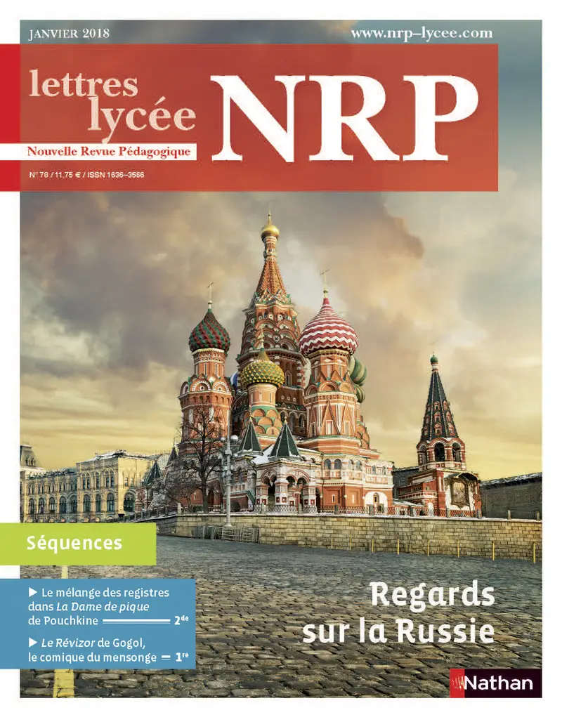 NRP Lycée - Regards sur la Russie - Janvier 2018 -  - 9782091150284