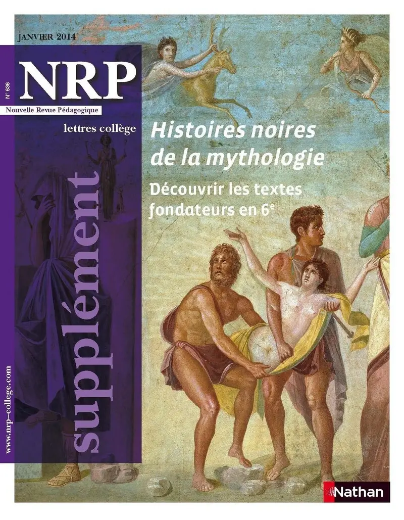 NRP Supplément Collège -Histoires noires de la mythologie - Janvier 2014 (Format PDF) -  - 9782091116365
