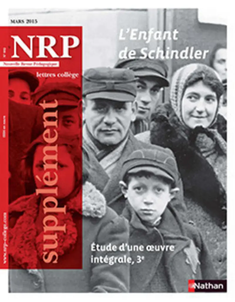 NRP Supplément Collège - L'Enfant de Schindler - Mars 2015 (Format PDF) -  - 9782091116860