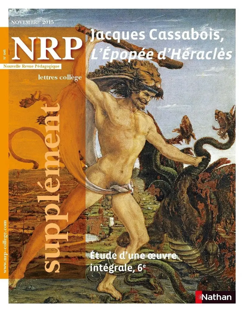 NRP Supplément Collège - l'Epopée d'Héraclès de Jacques Cassabois - Novembre 2015 (Format PDF) -  - 9782091117348