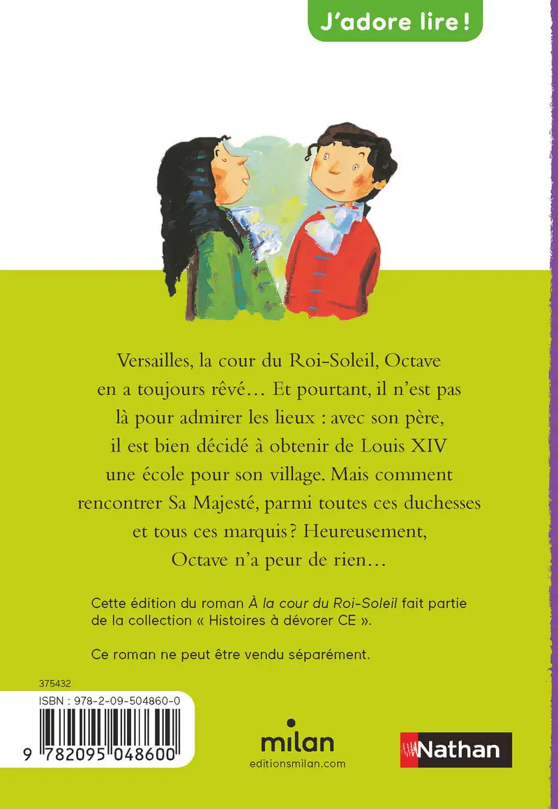 Pack de 5 - À la cour du Roi-Soleil - Albums - 3133099141600 - Couverture verso