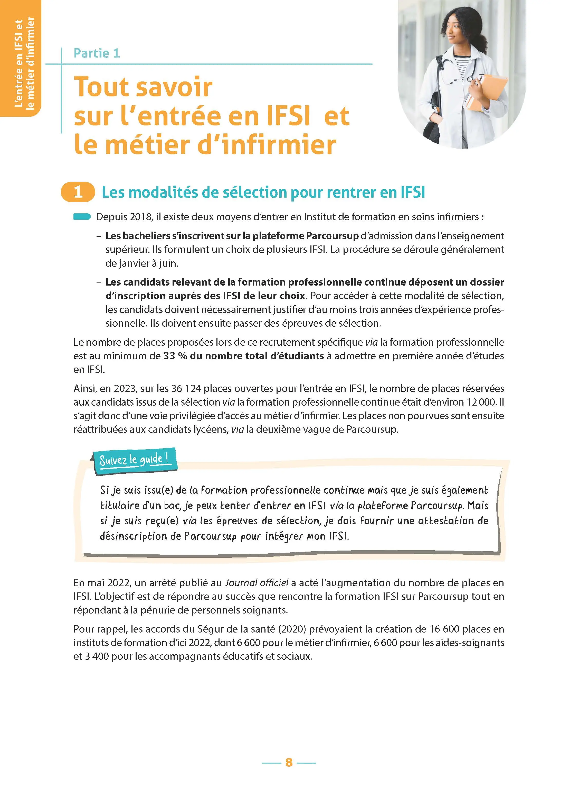 Réussir son entrée en IFSI pour AS/AP et formation professionnelle continue - Tout-en-un révision + entraînement 2026/ 2027 - Ouvrage de référence - 9782095017415 - Page 1