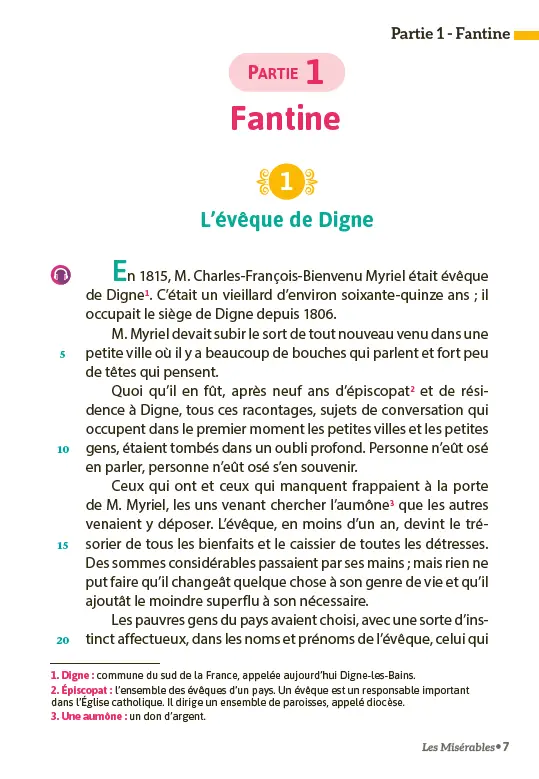 Les Misérables - Edition pédagogique Collège - Carrés classiques Nathan - Classique pédagogique - 9782095068486 - page 1