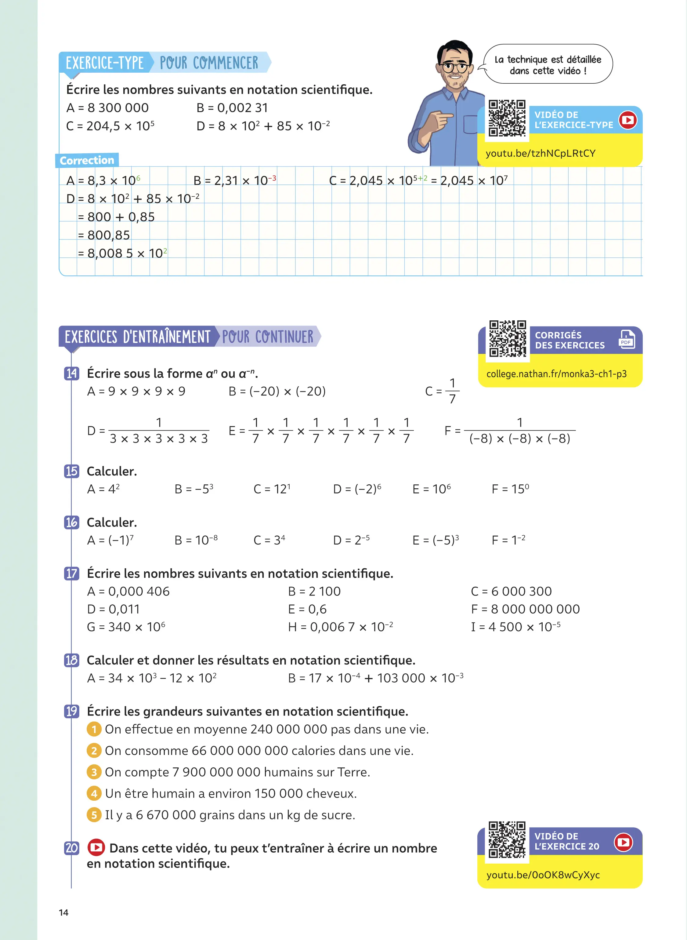 Maths 3e avec Yvan & Florie Monka - Brevet - Le livre de ma chaîne Youtube - Programme de Troisième - 2025-2026 - Livre de cours, méthode et exercices - 9782095016524 - Page 12