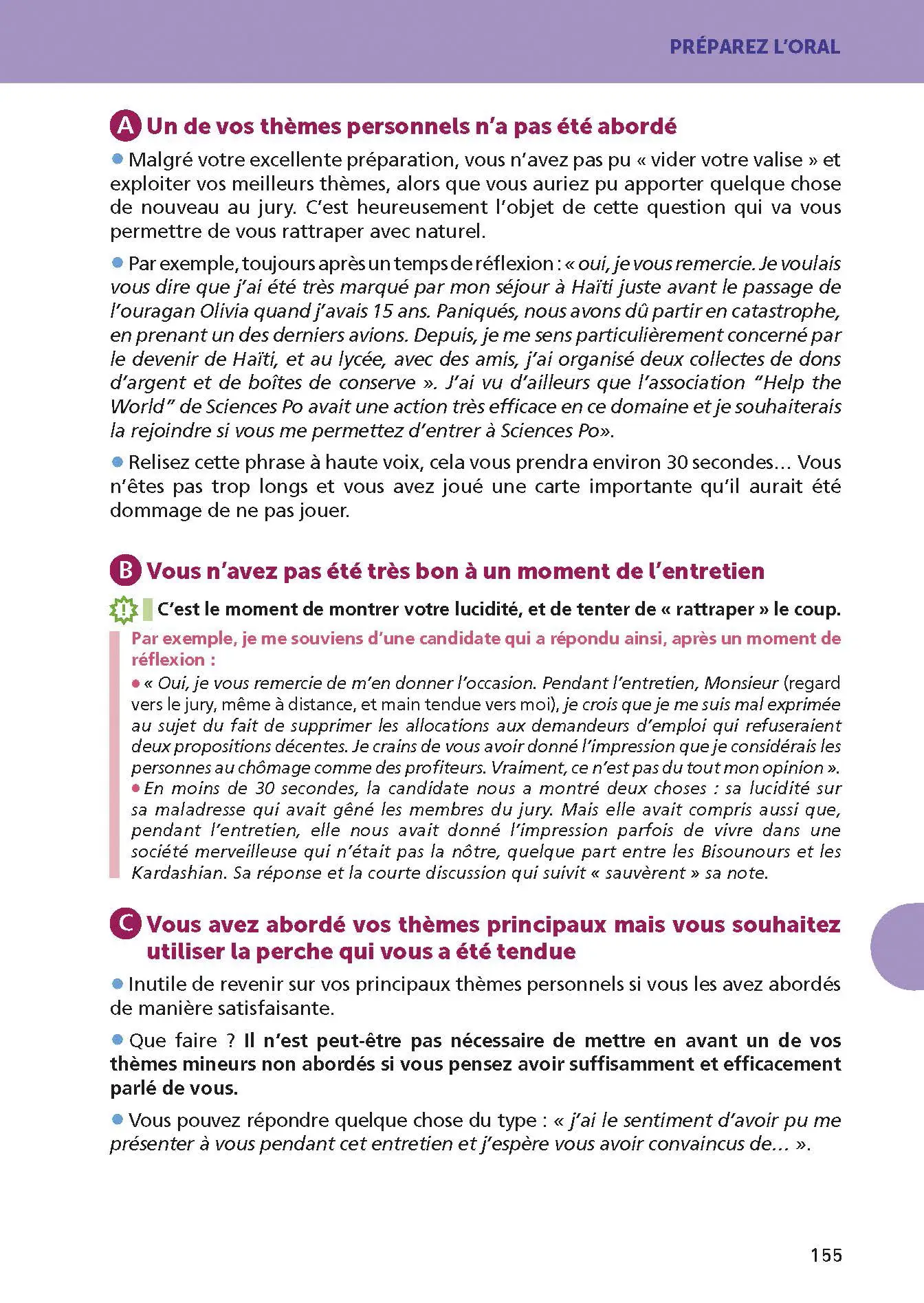 Mission Sciences Po Paris - Terminale - Dossier Parcoursup + Oral d'admission  -  - 9782091573069 - page 155