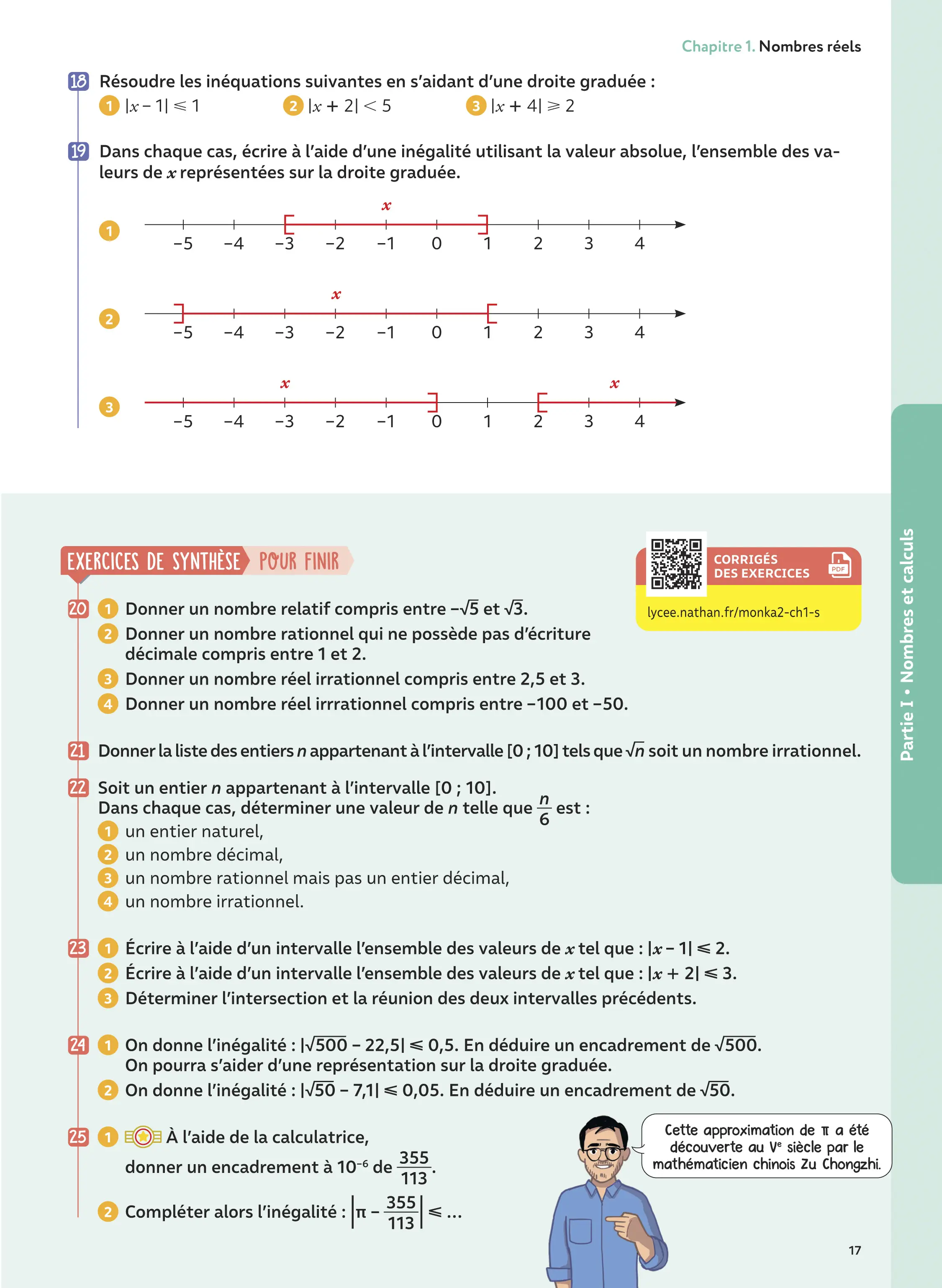 Maths 2de avec Yvan & Florie Monka - Le livre de ma chaîne Youtube - Programme de Seconde - 2026-2027 - Livre de cours, méthode et exercices - 9782095016531 - Page 17