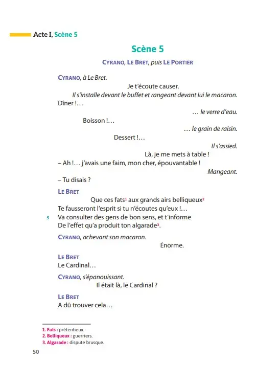 Cyrano de Bergerac - Carrés classiques Collège  - Classique pédagogique - 9782095047641 - Page 2