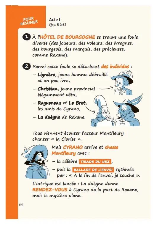 Cyrano de Bergerac - Carrés classiques Collège  - Classique pédagogique - 9782095047641 - Page 3