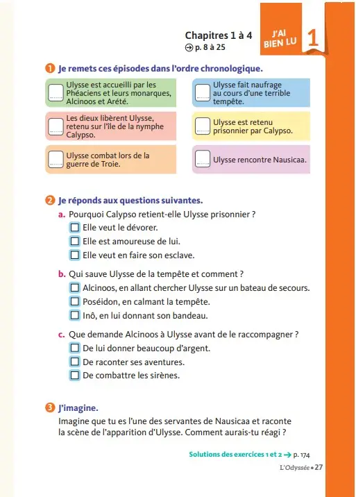 L'Odyssée Carrés classiques Collège  - Classique pédagogique - 9782095047634 - Page 4