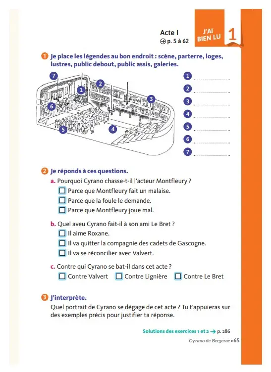 Cyrano de Bergerac - Carrés classiques Collège  - Classique pédagogique - 9782095047641 - Page 4