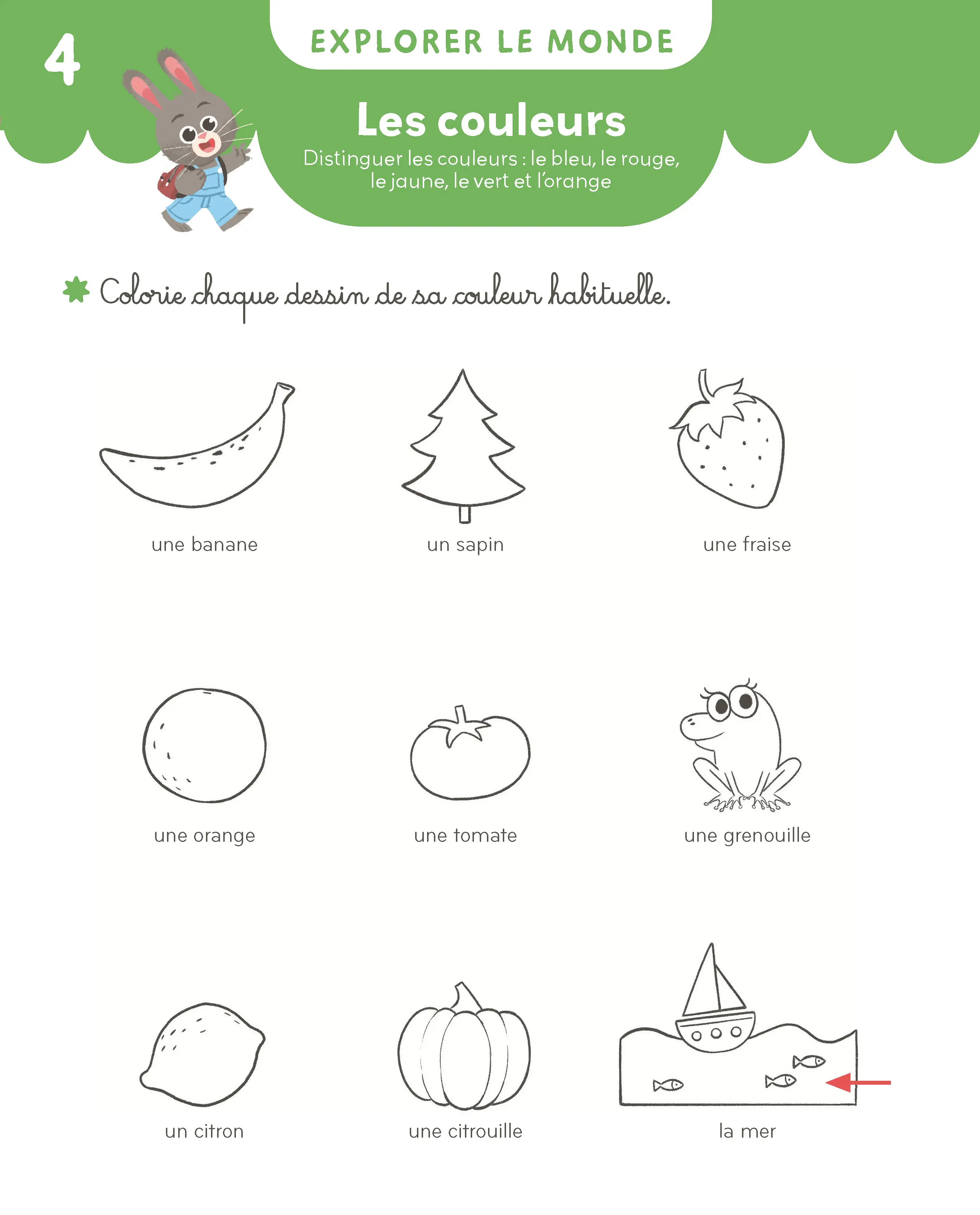 Mon Cahier Maternelle - Petite section 3-4 ans - Apprentissages scolaires complets - graphisme, lecture, maths, découverte du monde - Cahier d'exercices - 9782095047276 - page intérieure 001