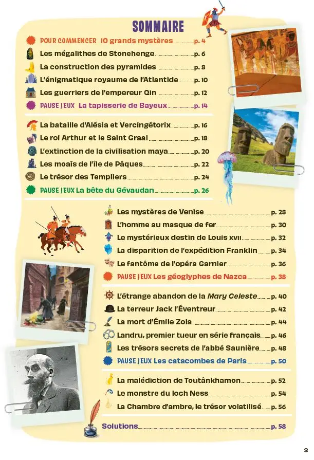 Cahier de vacances  Adultes 2026 -  Enigmes de l'Histoire - 120 jeux et quiz pour replonger dans le passé tout l'été avec des infos passionnantes et étonnantes ! - Cahier de vacances - 9782095048747 - page intérieure 001
