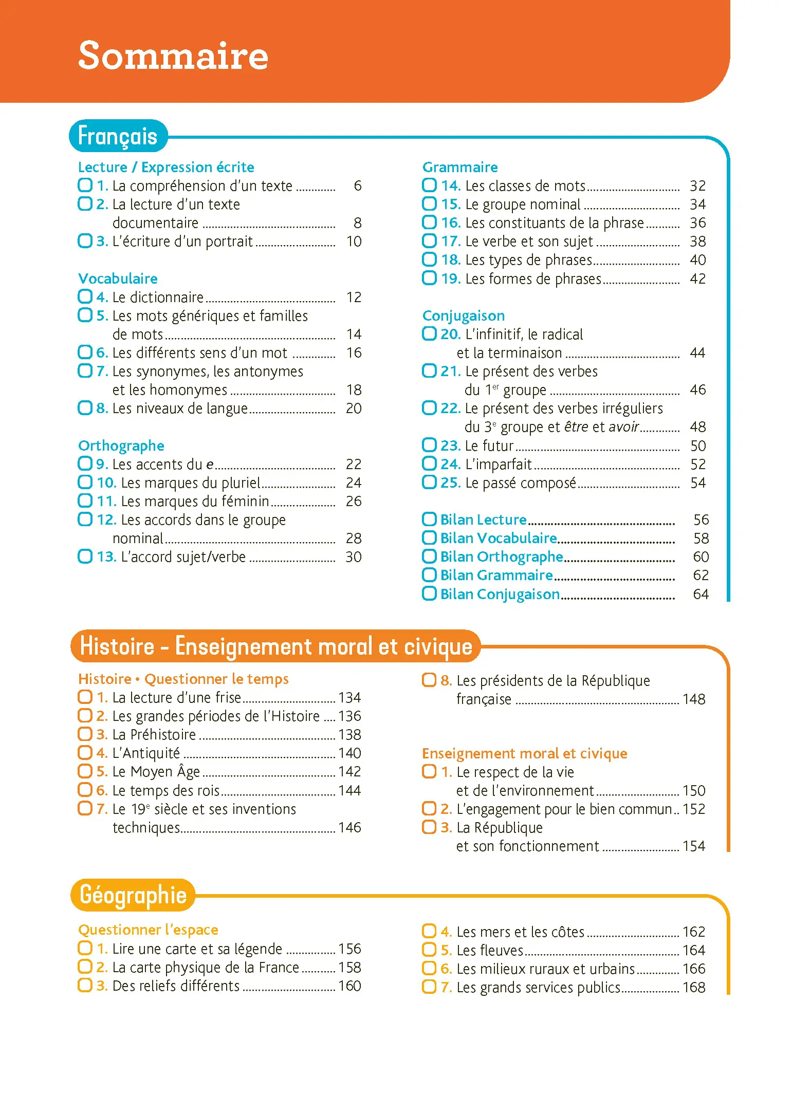 Je Comprends Tout CE2 - Tout le programme de CE2 : Français, Maths, Histoire-Géographie, Sciences, Anglais avec corrigés et guide parents - Tout-en-un - 9782095048792 - page intérieure 001