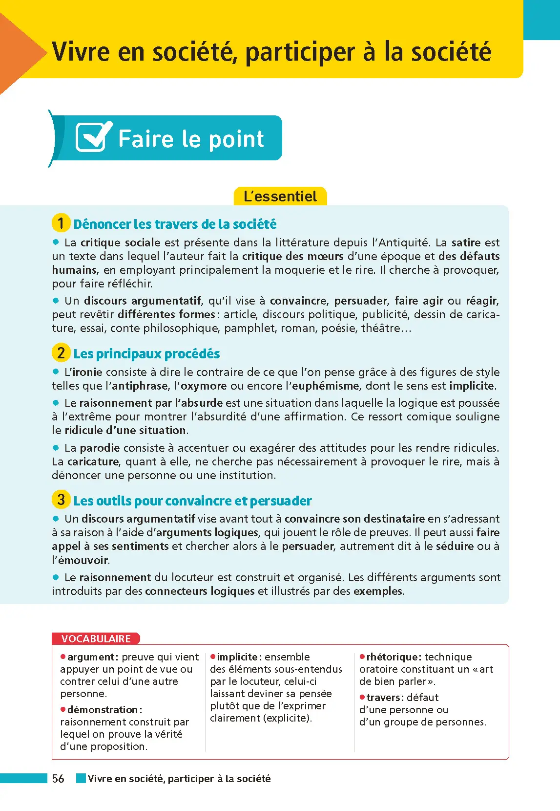 Annales ABC du Brevet 2026 - Français 3e - Sujets et corrigés + fiches de révisions - Livre parascolaire - 9782095050252 - page intérieure 001