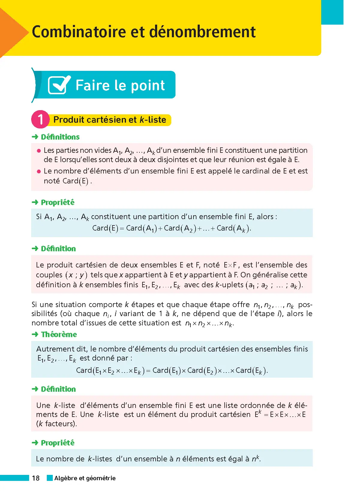 Annales ABC du BAC 2026 - Maths Tle - Sujets et corrigés - Enseignement de spécialité Terminale - Epreuve finale - Corrigé - Livre parascolaire - 9782095050283 - page intérieure 001