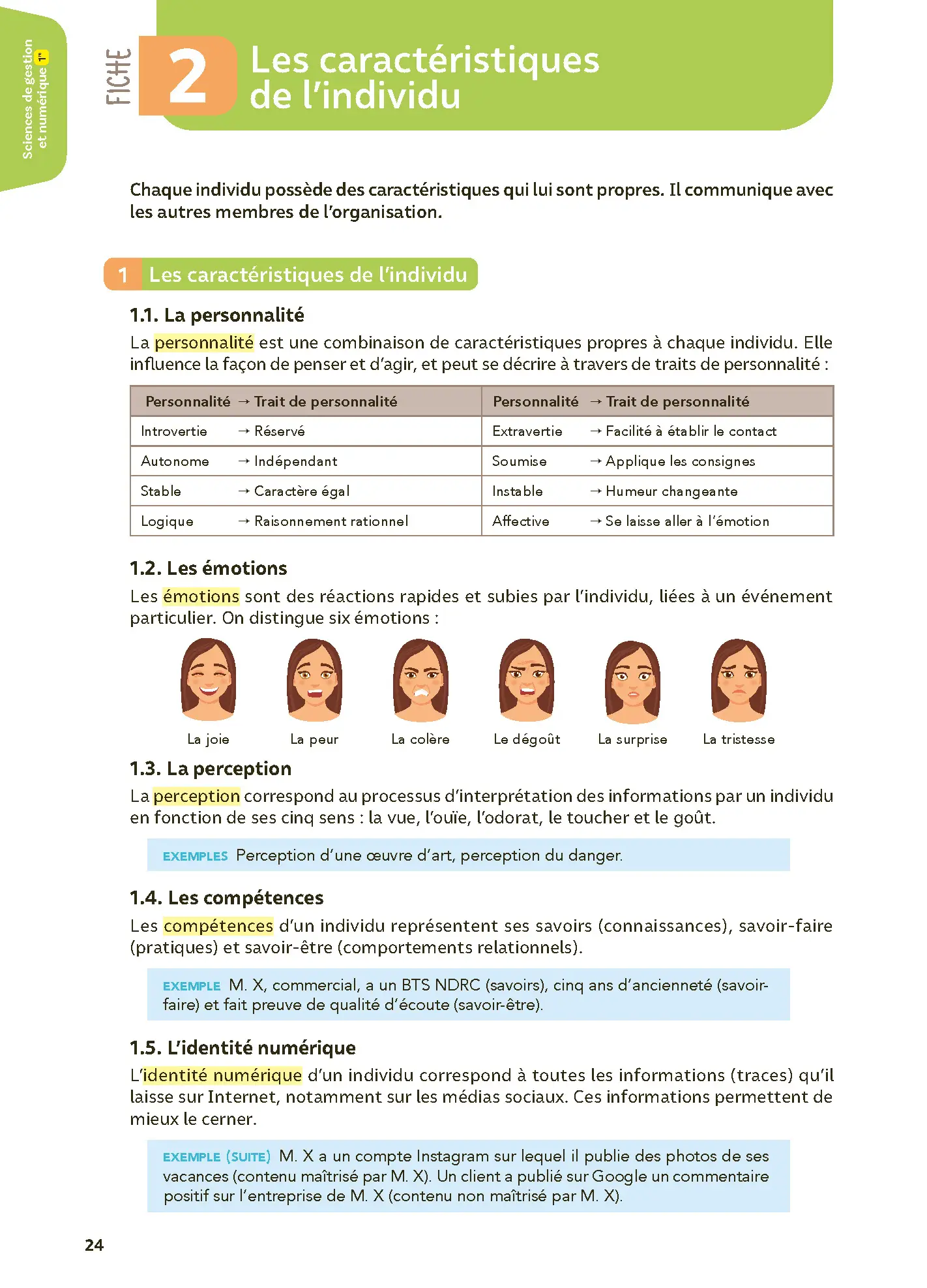Bac STMG Ressources humaines et Communication Tle + Spécialités 1re - Toutes les matières - Réflexe - 2026 - Livre parascolaire - 9782095053659 - page intérieure 001