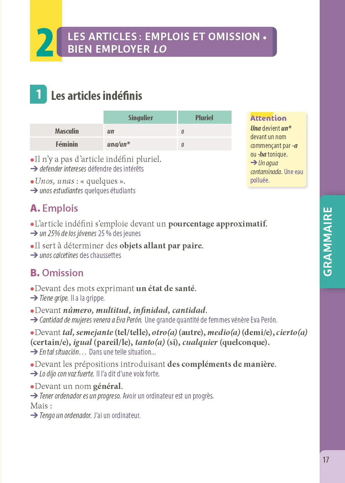 Espagnol Lycée (2de, 1re, Terminale) - ABC Excellence - Bac 2027 - Enseignement commun - Cours complets, Notions-clés et vidéos, Points méthode, Exercices et corrigés détaillés - Livre de cours, méthode et exercices - 9782095063160 - page intérieure 001