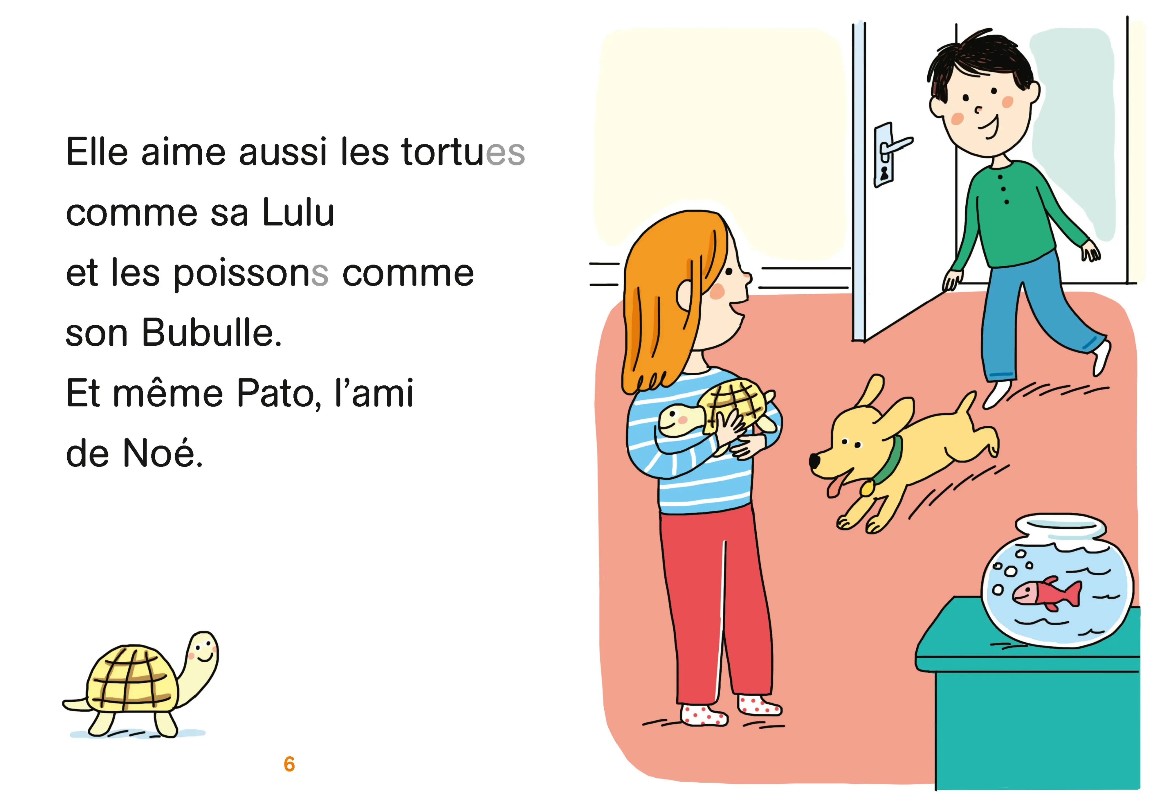 Mila vétérinaire - Regarde, je lis avec Mila et Noé - Niveau 2 - Méthode syllabique - Dès 5 ans - Version audio incluse - Roman - 9782095065300 - page intérieure 001