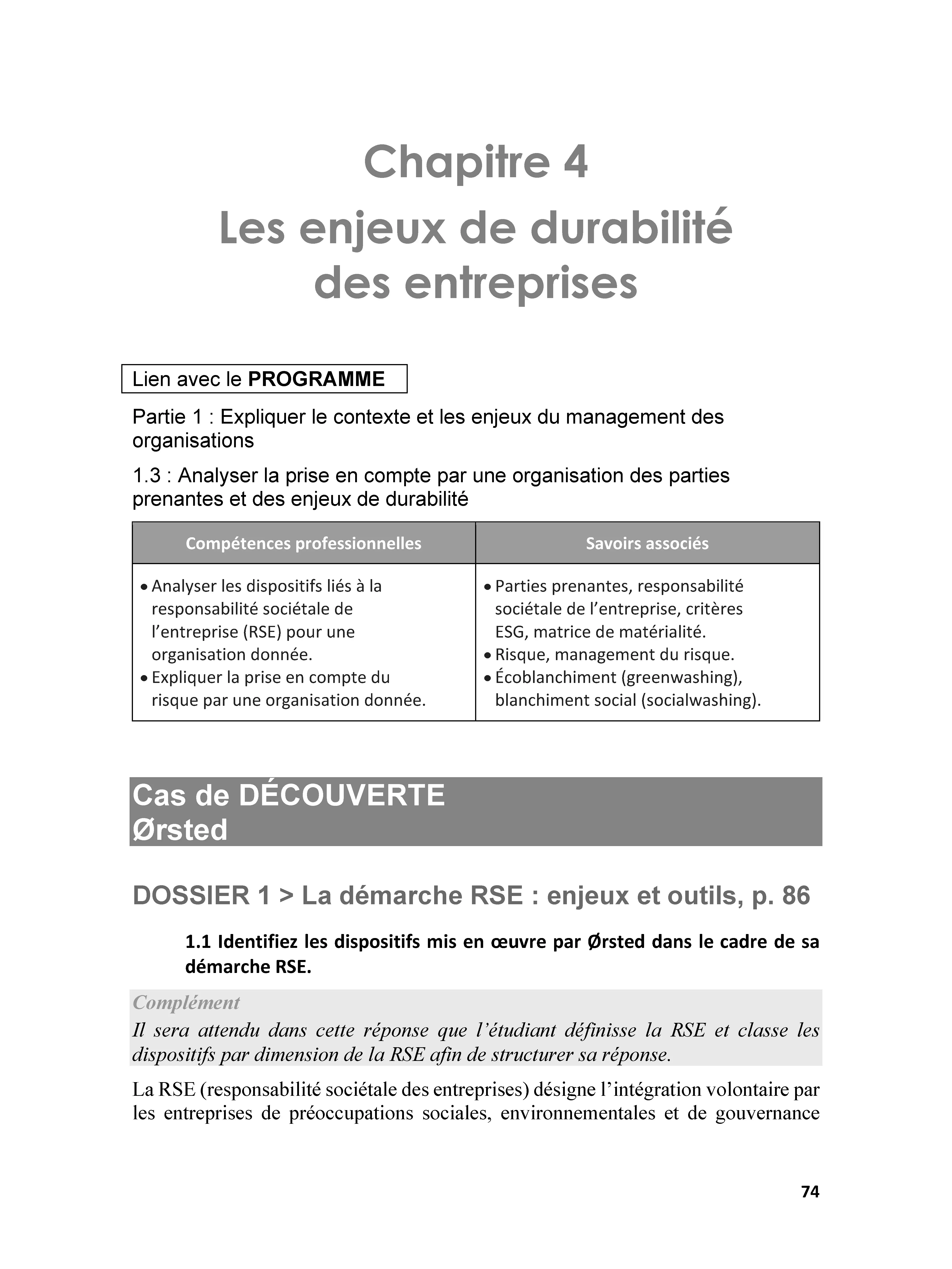 DCG 7 Management des organisations - Corrigés des applications - 2026-2027  - Livre - 9782095066918 - page intérieure 001