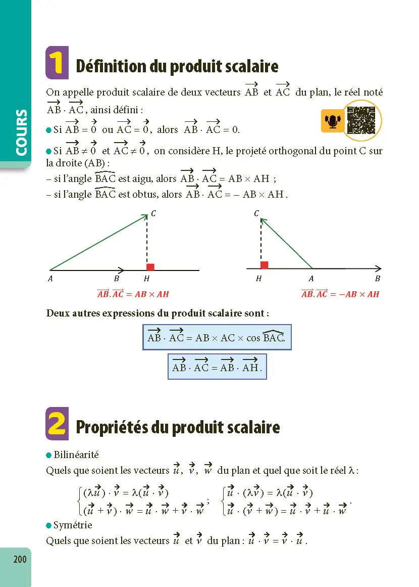 Maths 1re - ABC Excellence - Bac 2027 - Programme de première - Enseignement de spécialité - Cours complets, Notions-clés et vidéos, Points méthode, Exercices et corrigés détaillés - Livre de cours, méthode et exercices - 9782095067120 - page intérieure 001