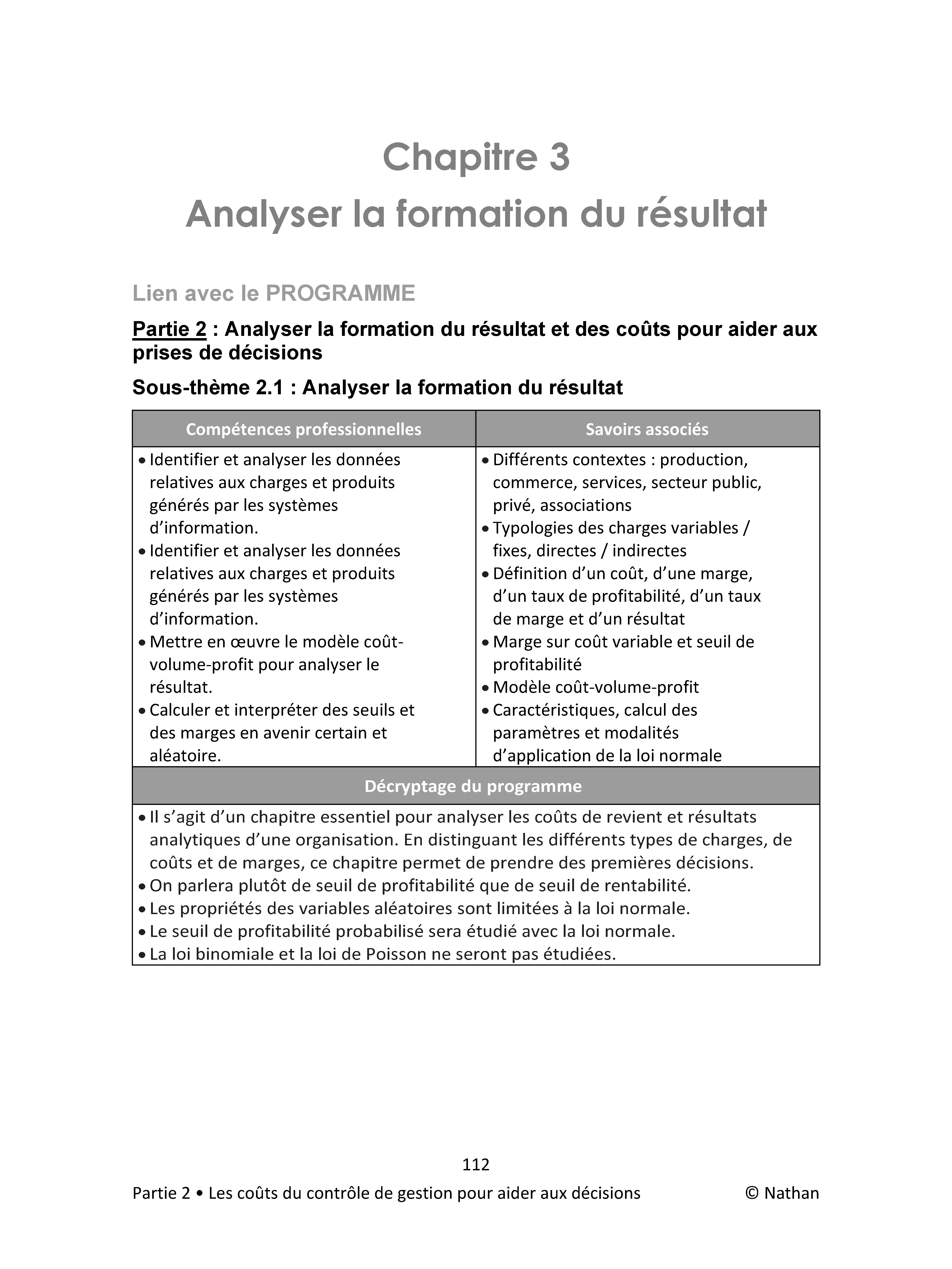 DCG 11 Contrôle de gestion - Corrigés des appllications - Nouveau programme 2026 - Livre - 9782095067267 - page intérieure 001