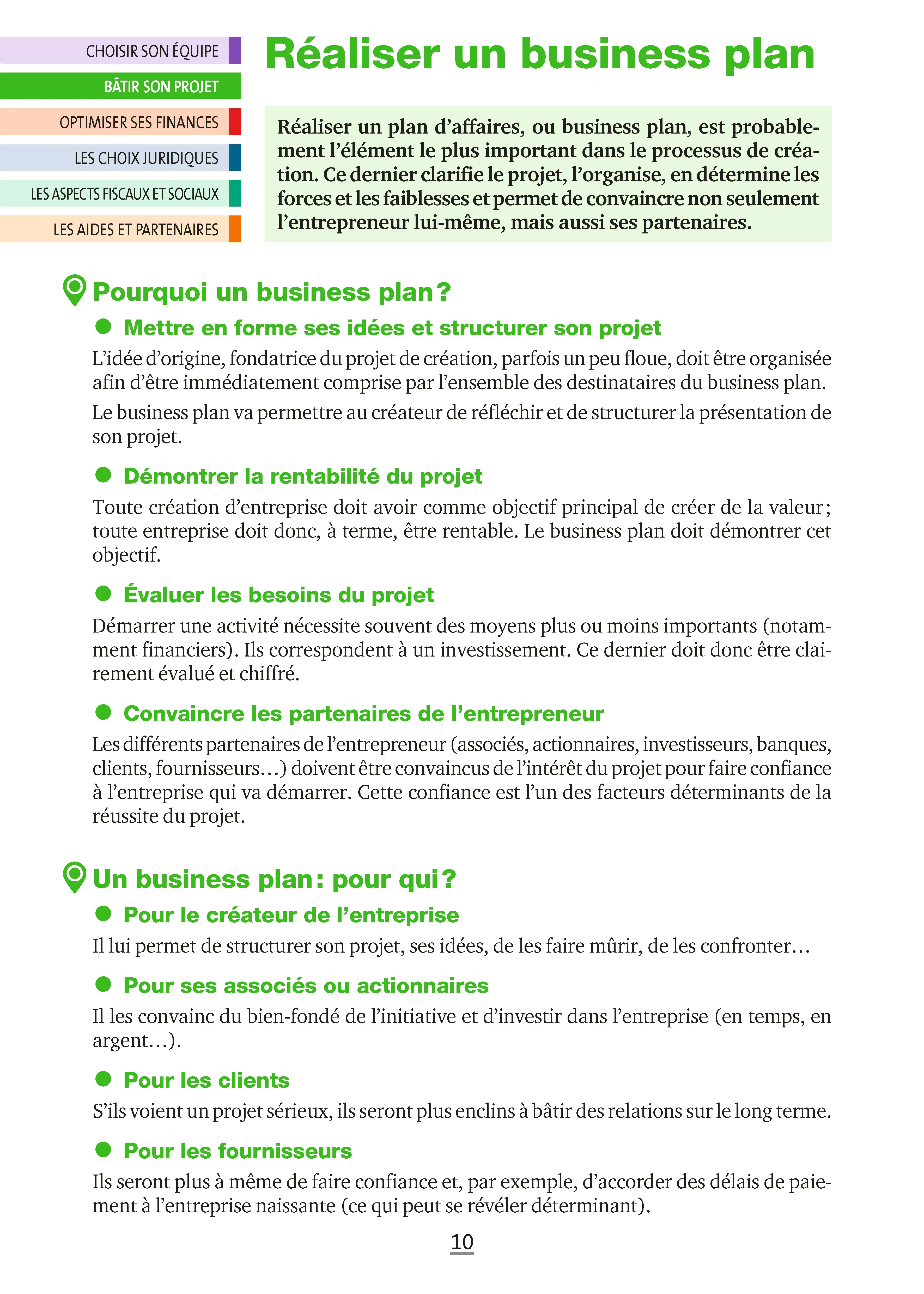 Créer son entreprise - Repères pratiques : Business plan, financement, statut juridique et lancement d'activité - Livre - 9782095072094 - page intérieure 001