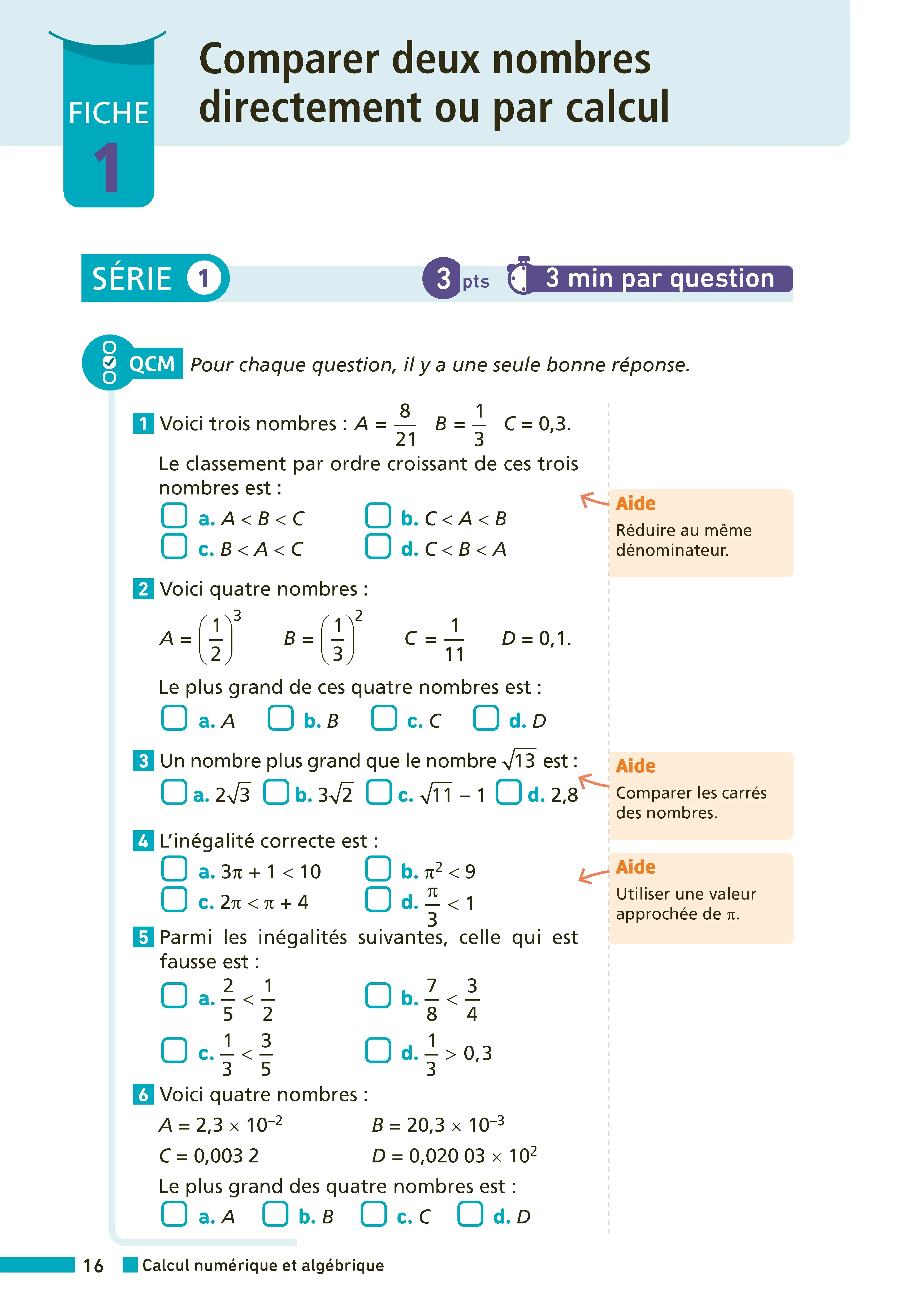 Annales ABC du BAC 2027 - Maths Tronc commun Première Générale - 385 QCM, automatismes expliqués, sujets corrigés et préparation complète à l'épreuve anticipée  - Annales - 9782095079772 - page intérieure 001