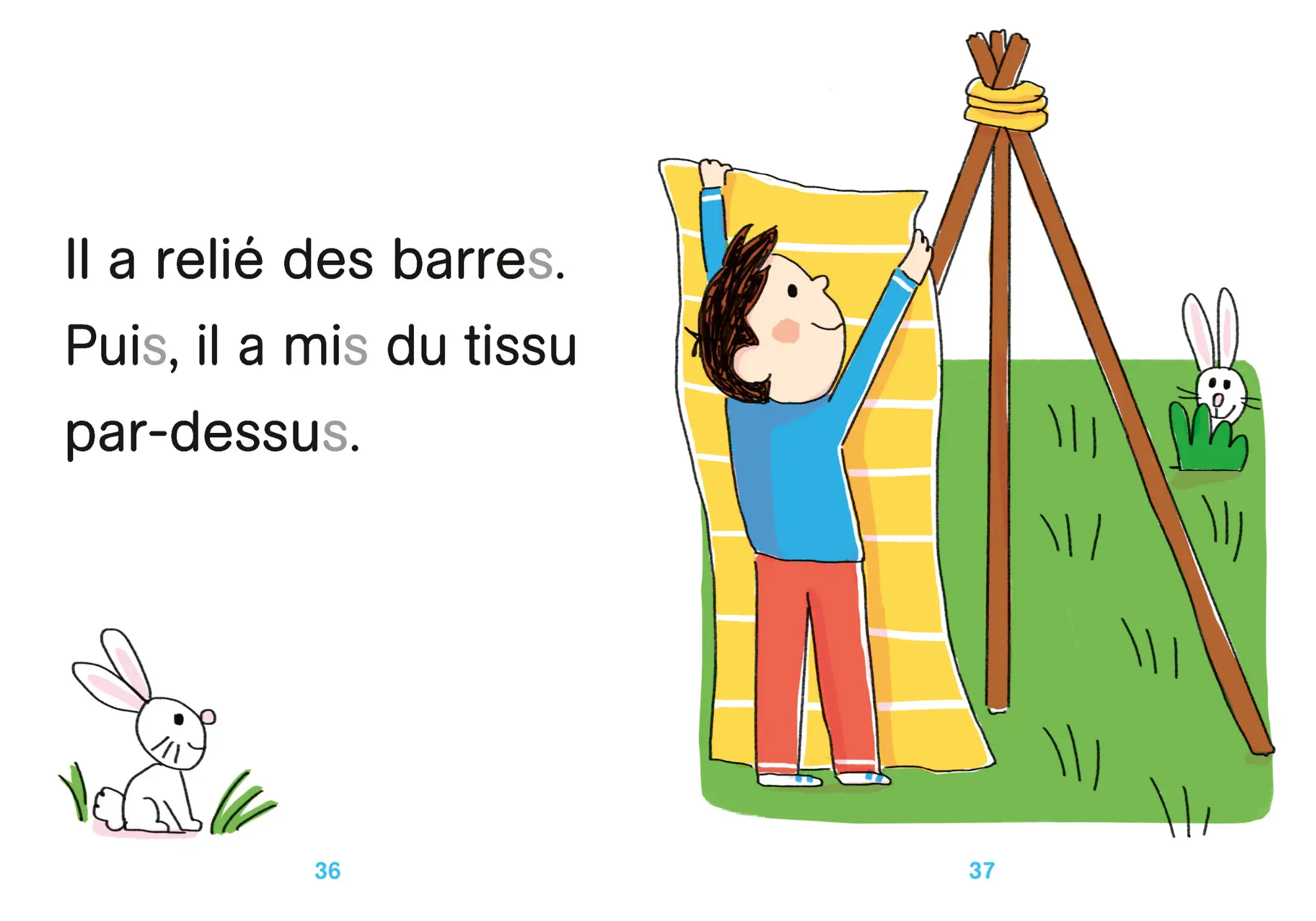 Regarde je lis avec Mila et Noé ! Vive les jeux, Niveau 1 - 4 histoires à partir de 5 ans - Roman - 9782095045616 - page intérieure 002
