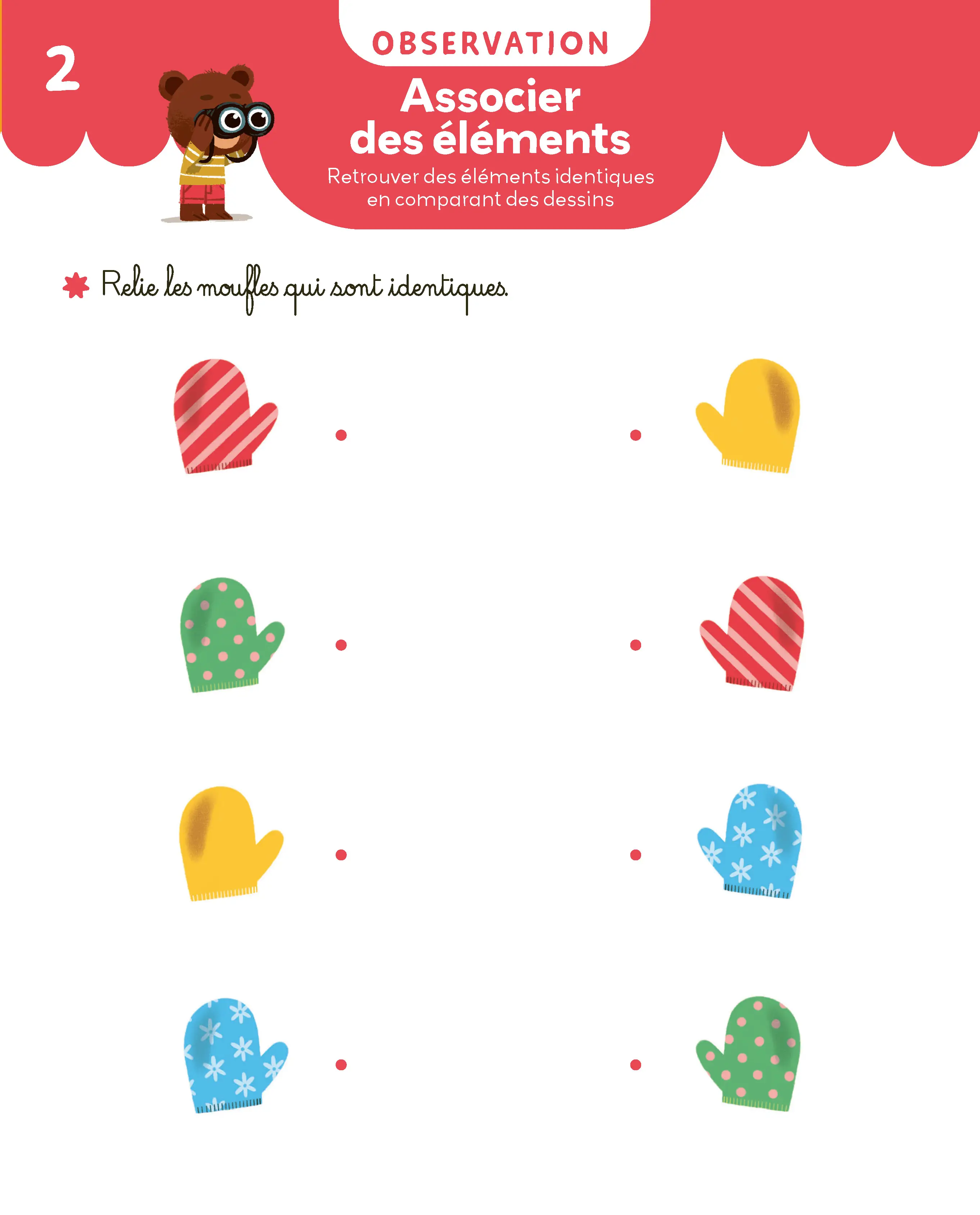 Mon Cahier Maternelle - Toute Petite Section 2-3 ans - Premiers apprentissages complets avec autocollants - Cahier d'exercices - 9782095047269 - page intérieure 002