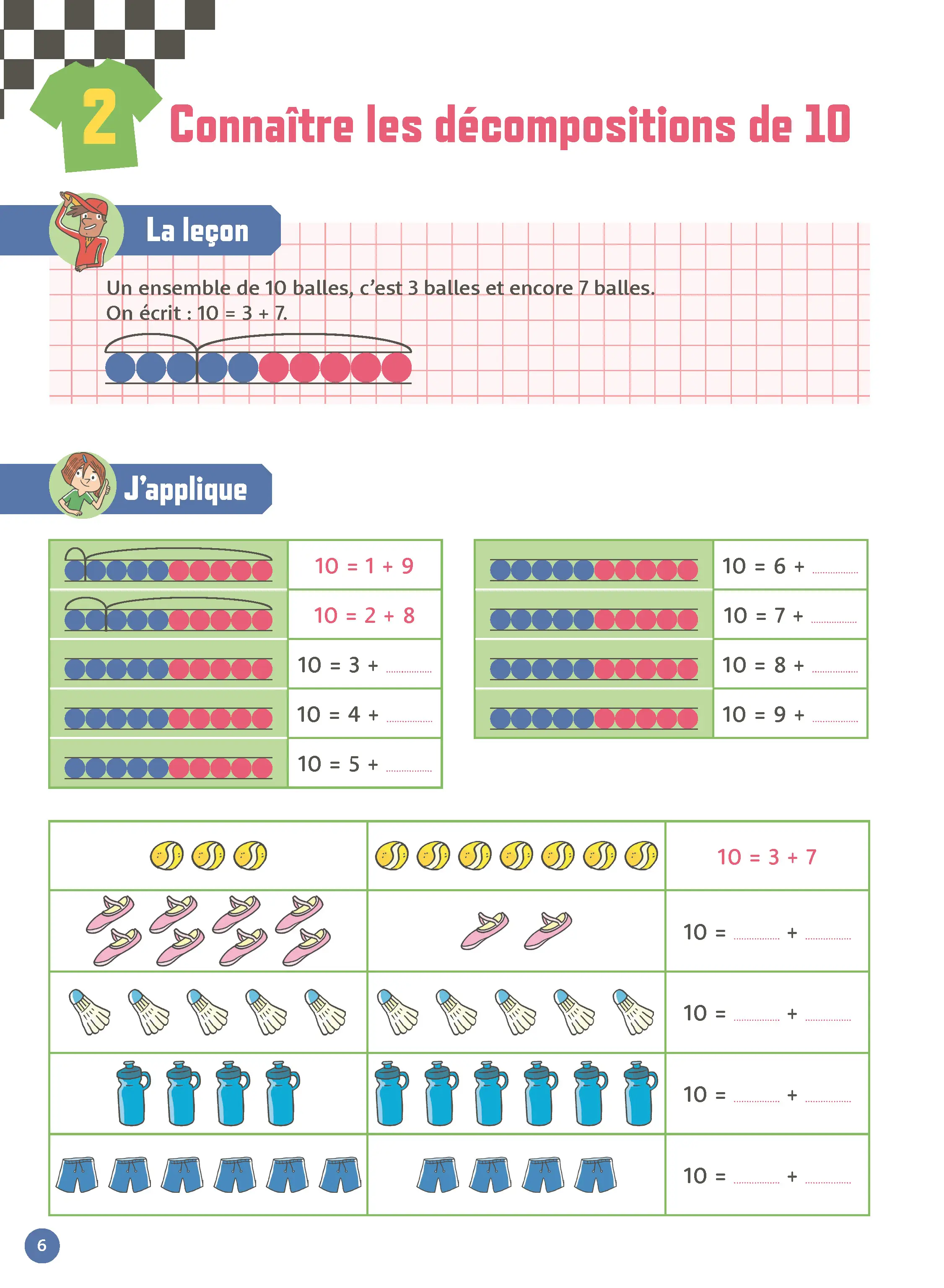 Calcul Mental CE1 - 7-8 ans - Cahier d'exercices progressifs avec additions et soustractions  - Cahier d'exercices - 9782095048235 - page intérieure 002