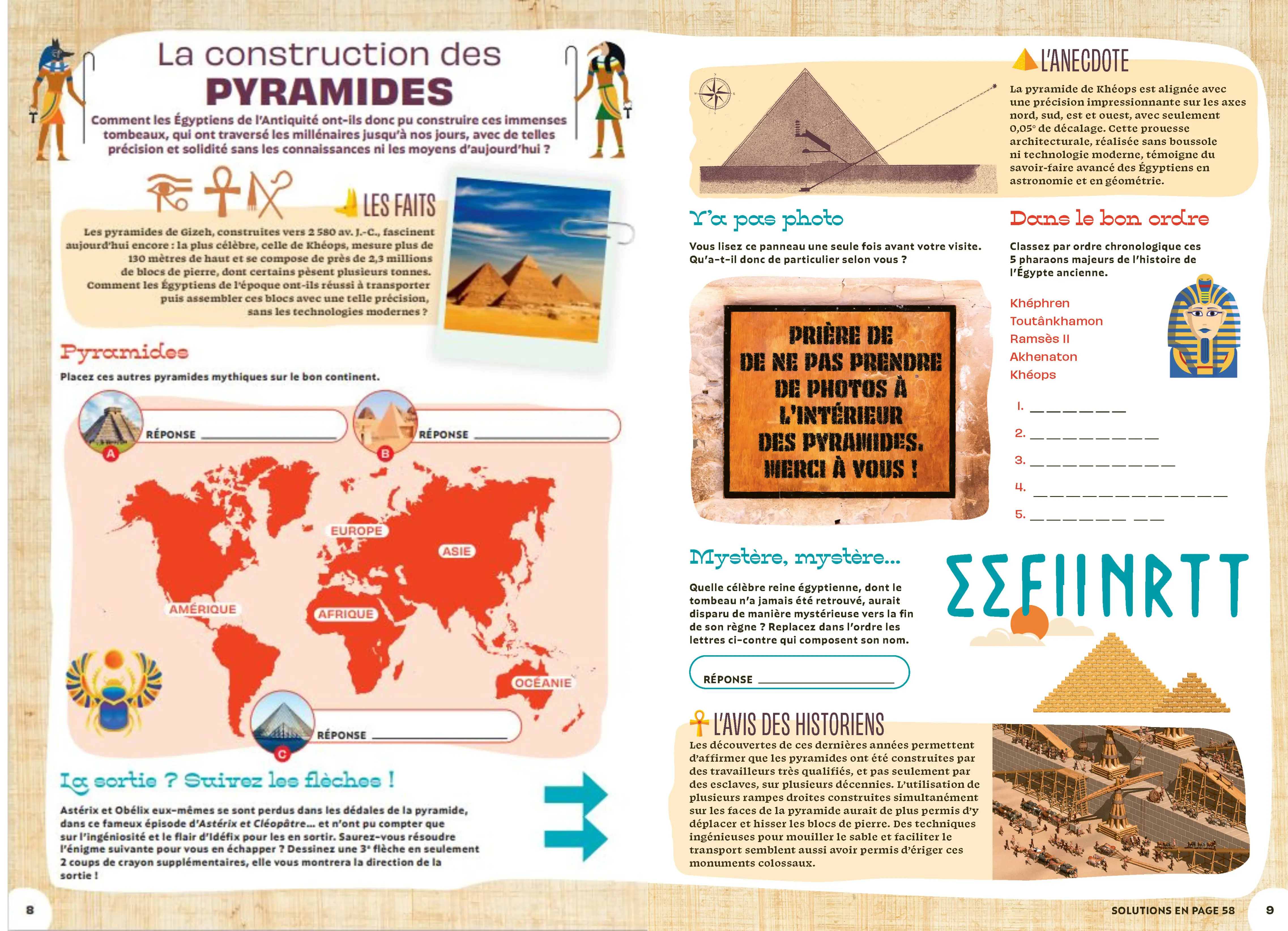 Cahier de vacances  Adultes 2026 -  Enigmes de l'Histoire - 120 jeux et quiz pour replonger dans le passé tout l'été avec des infos passionnantes et étonnantes ! - Cahier de vacances - 9782095048747 - page intérieure 002