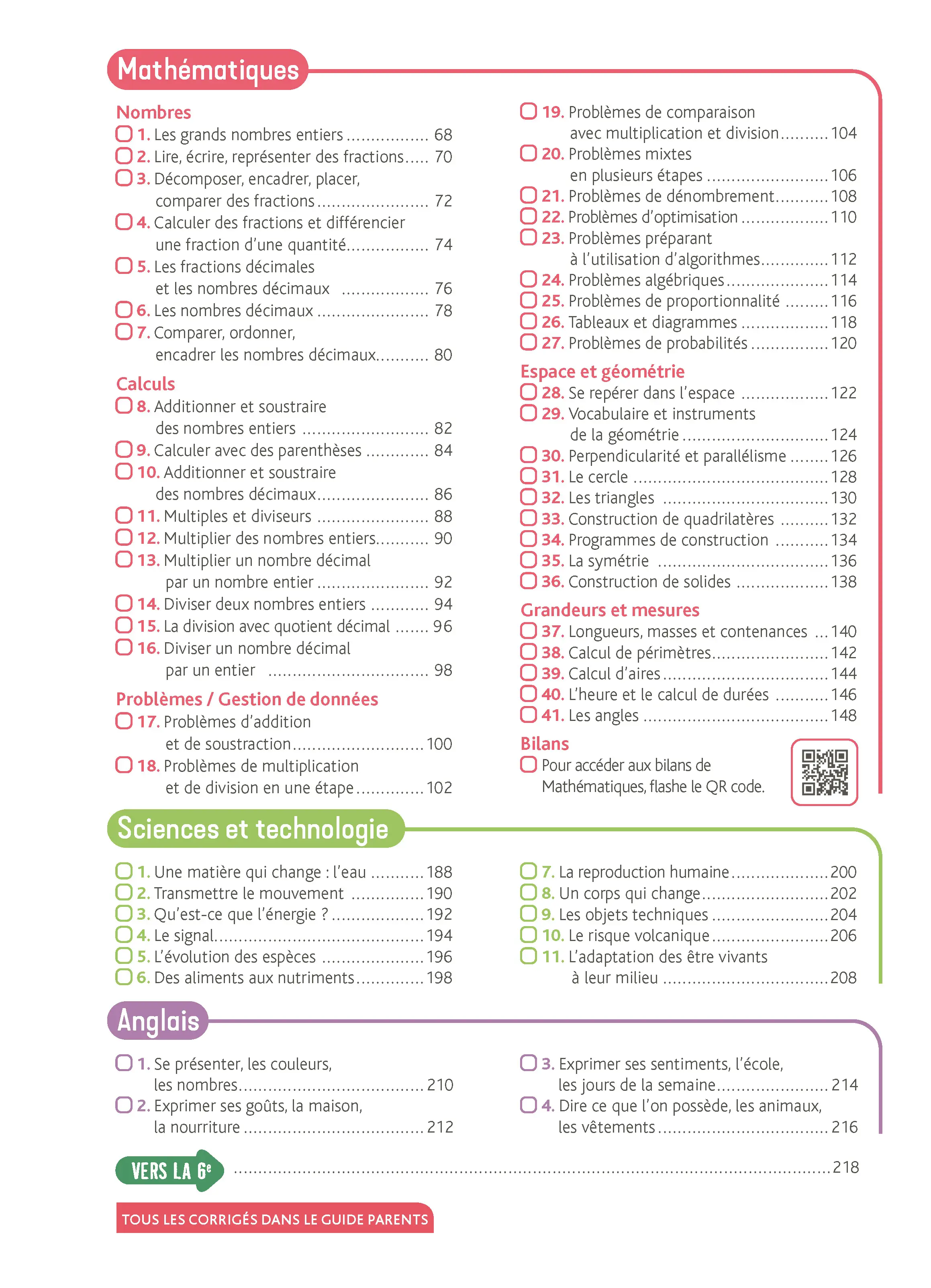 Je comprends tout CM2 - Tout en un : cours & exercices, corrigés + ardoise effaçable, préparation entrée en 6e (10-11 ans) - Programme officiel - Cahier d'exercices - 9782095048839 - page intérieure 002