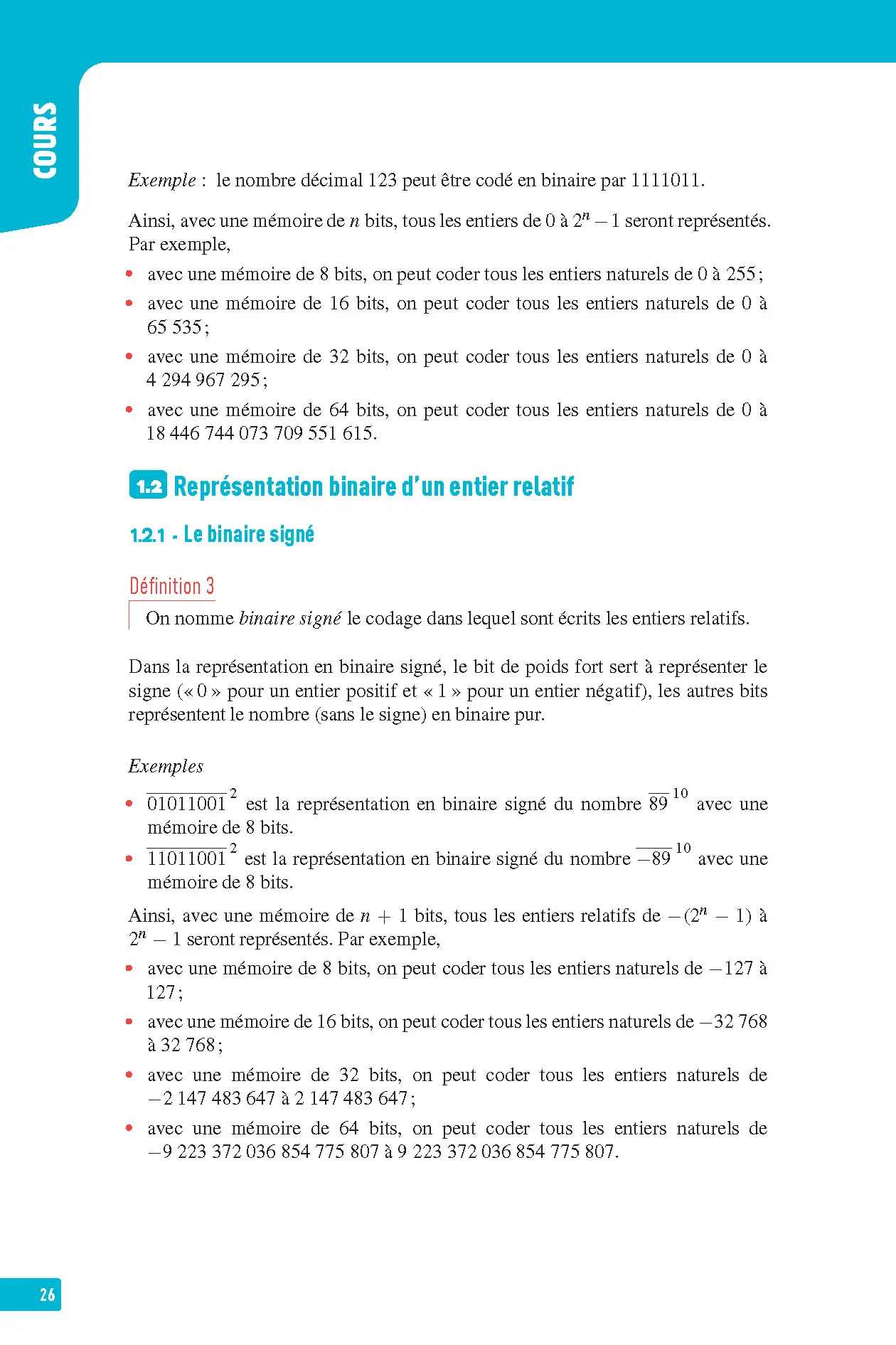 NSI (Numérique et Sciences Informatiques) Première - Interros des lycées 1re - Les vrais exos du BAC - + de 100 exercices avec corrigés détaillés - Bac 2027 - Cahier d'exercices - 9782095050177 - page intérieure 002