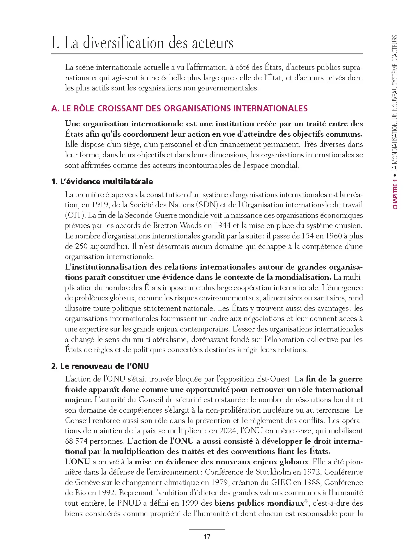 La Mondialisation Contemporaine - Rapports de force et enjeux - Prépa ECG - Nouveaux continents - Ouvrage de référence - 9782095051693 - page intérieure 002