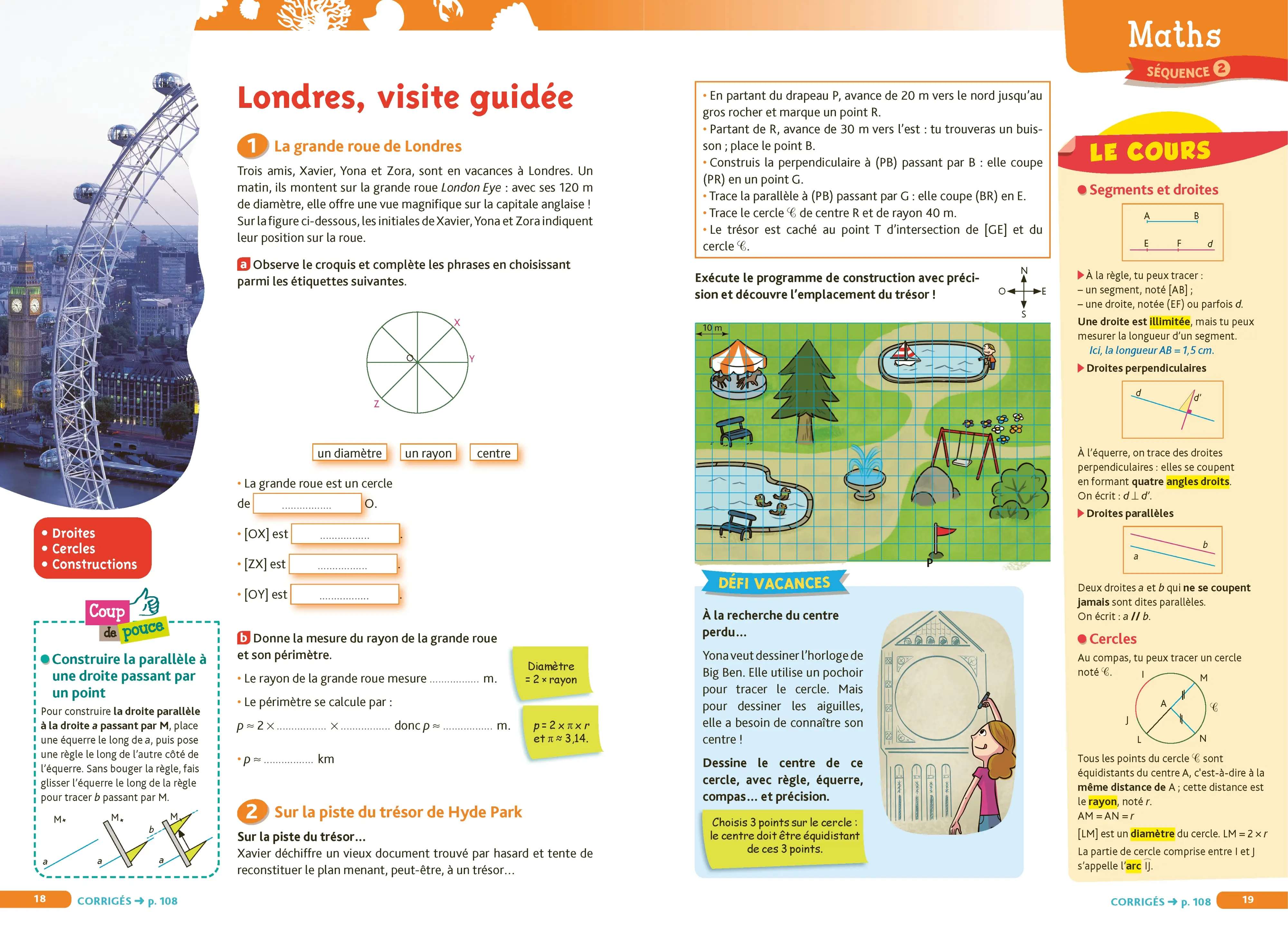 Cahier de vacances 2026 de la 6e vers la 5e (11-12 ans) - Révisions complètes Toutes les matières - corrigés détachables - Nathan vacances - Cahier de vacances - 9782095059057 - page intérieure 002