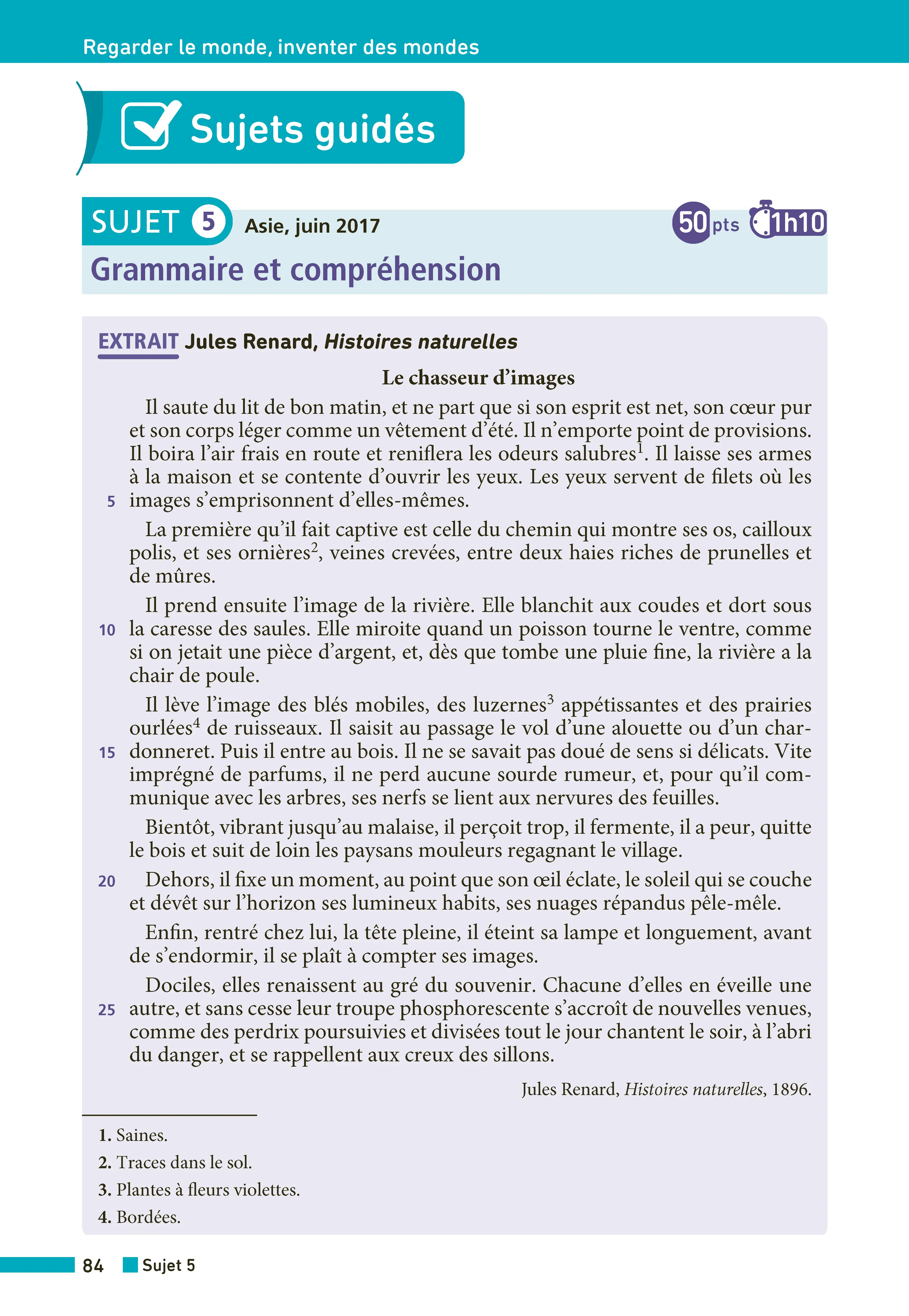 Annales ABC du Brevet 2027 - Français 3e - 24 sujets expliqués, fiches de grammaire, dictées audio, oral et sujets corrigés - Annales - 9782095064990 - page intérieure 002
