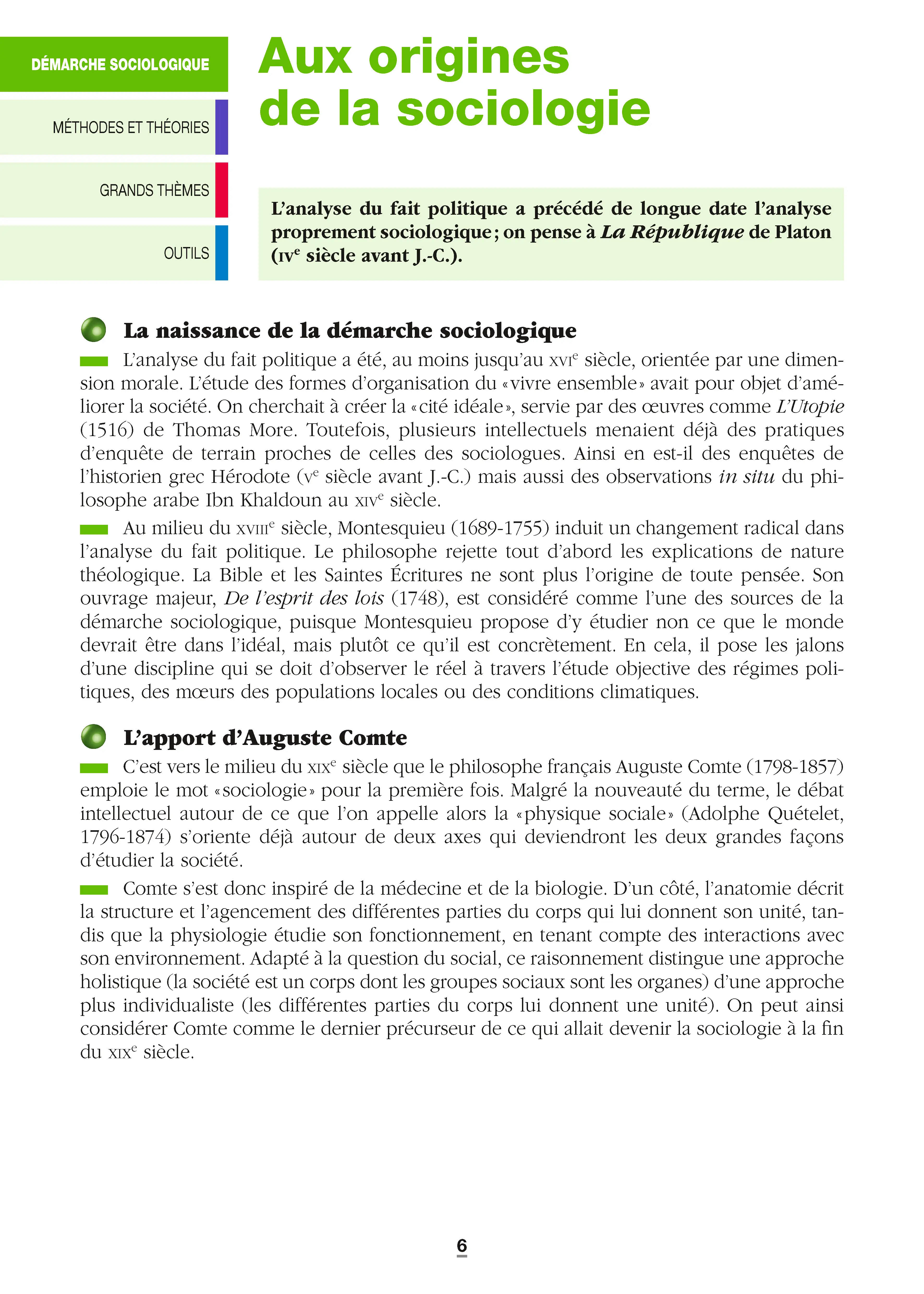 La sociologie - Repères pratiques : Théories, méthodes d'enquête et grands thèmes de la vie sociale - Livre - 9782095067526 - page intérieure 002