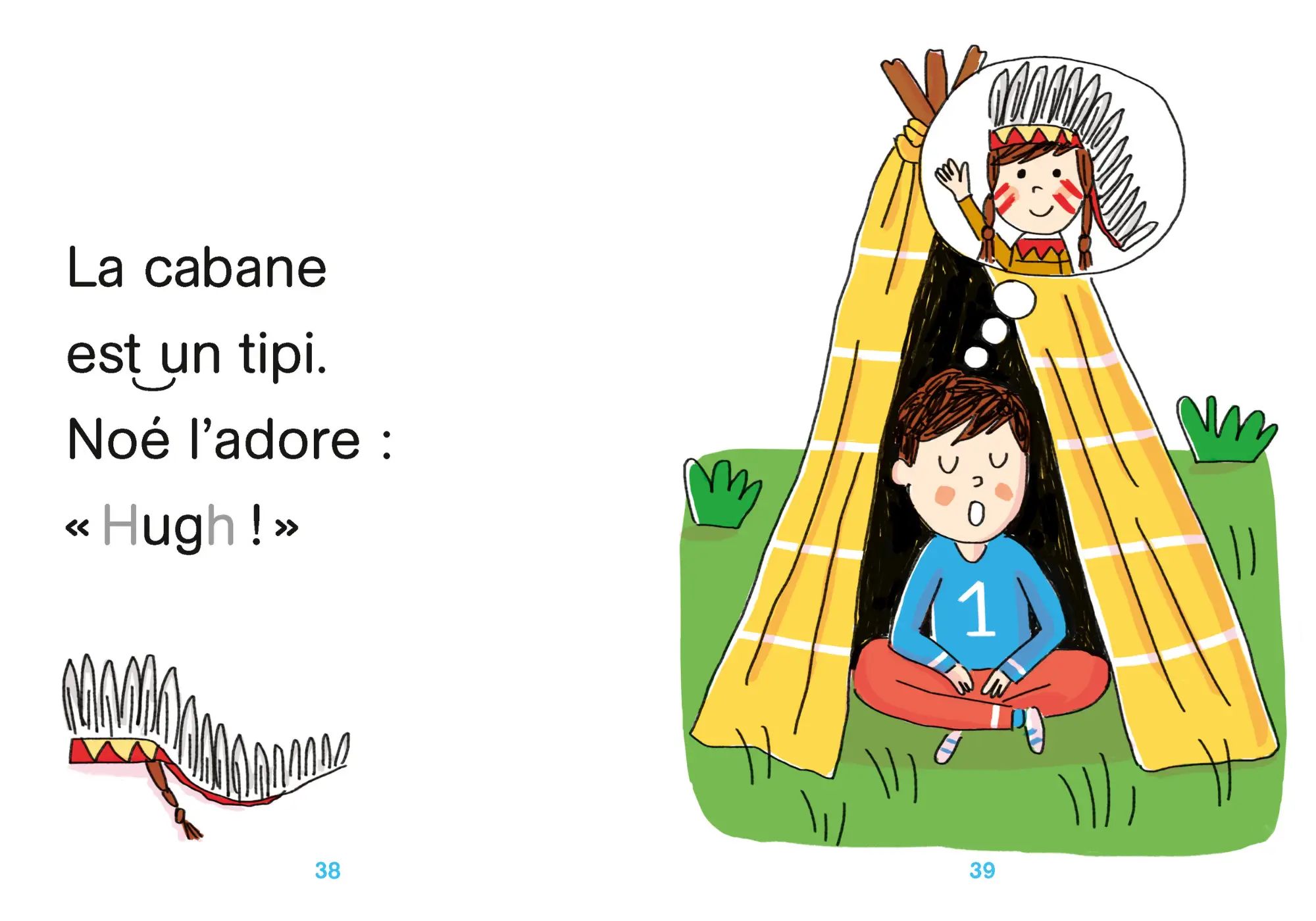 Regarde je lis avec Mila et Noé ! Vive les jeux, Niveau 1 - 4 histoires à partir de 5 ans - Roman - 9782095045616 - page intérieure 003