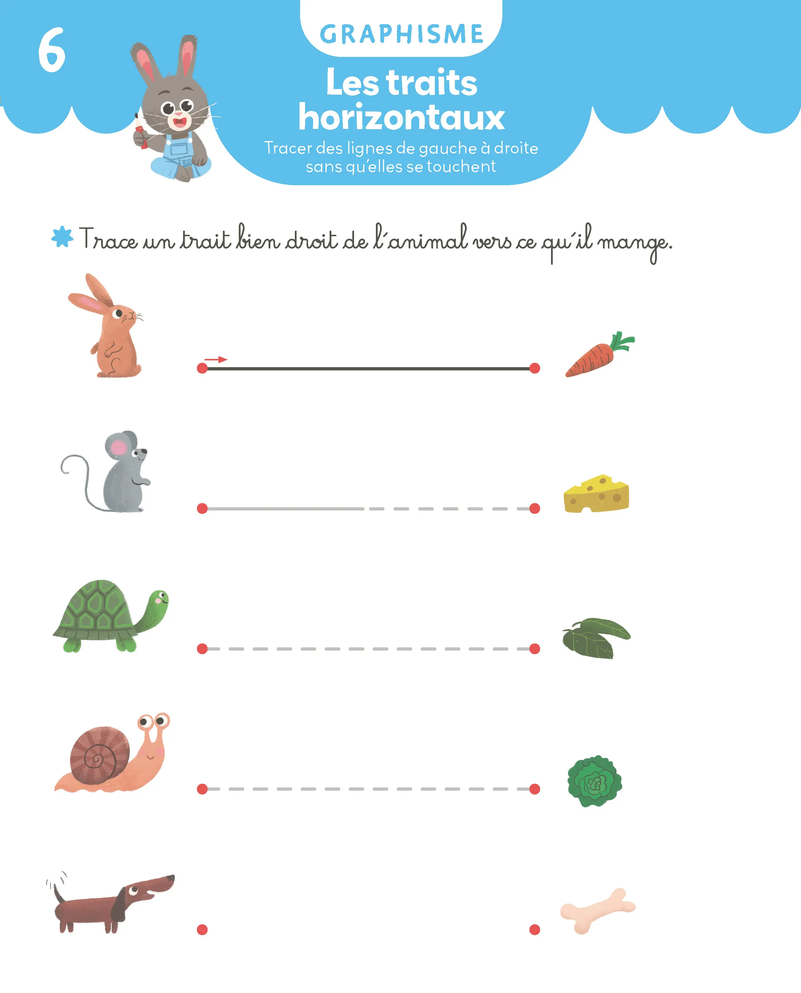 Mon Cahier Maternelle - Petite section 3-4 ans - Apprentissages scolaires complets - graphisme, lecture, maths, découverte du monde - Cahier d'exercices - 9782095047276 - page intérieure 003