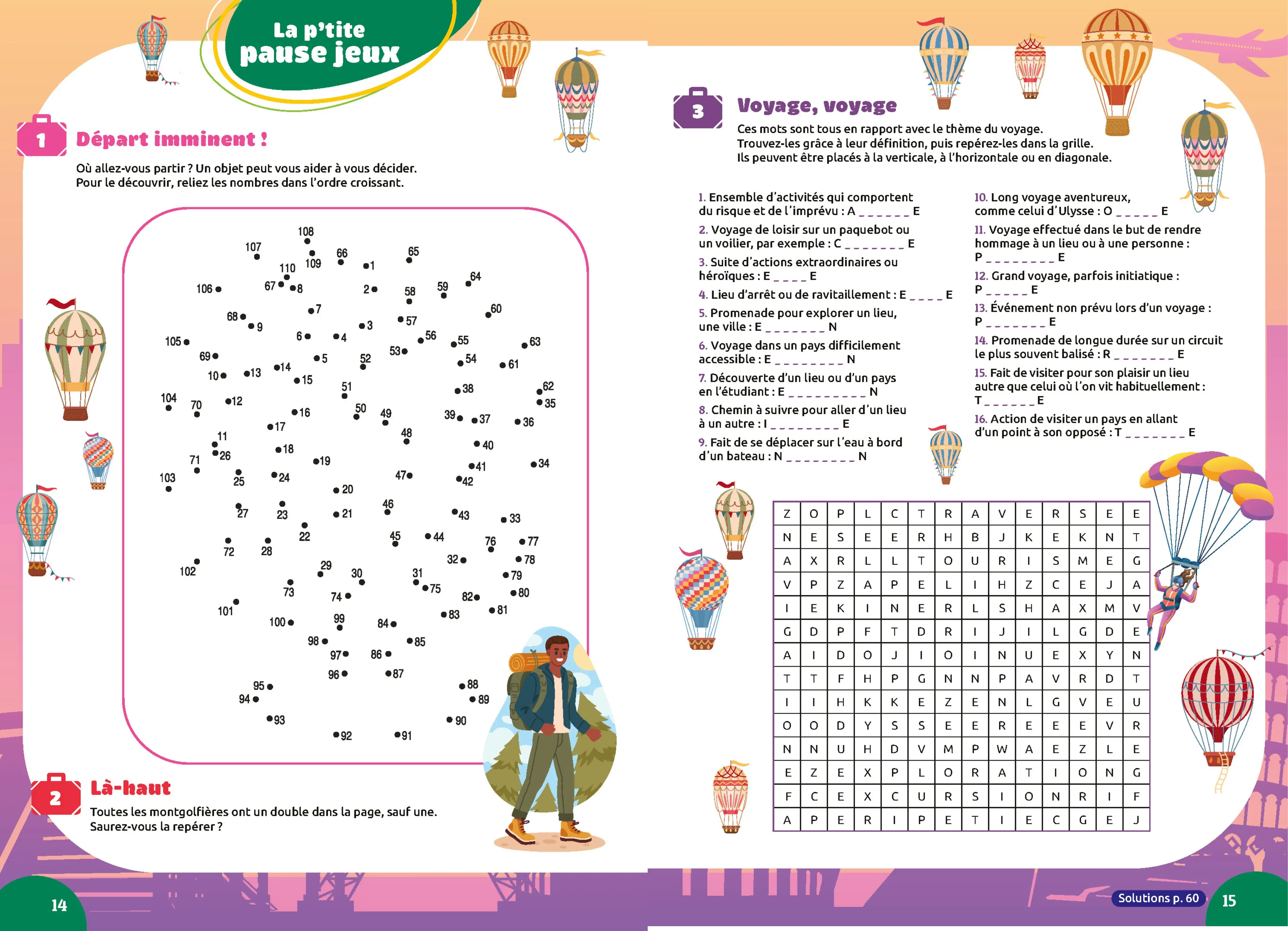 Cahier de vacances adultes 2026 - Spécial Culture générale - 140 jeux et quiz pour se cultiver en s'amusant tout l'été ! - Cahier de vacances - 9782095048143 - page intérieure 003