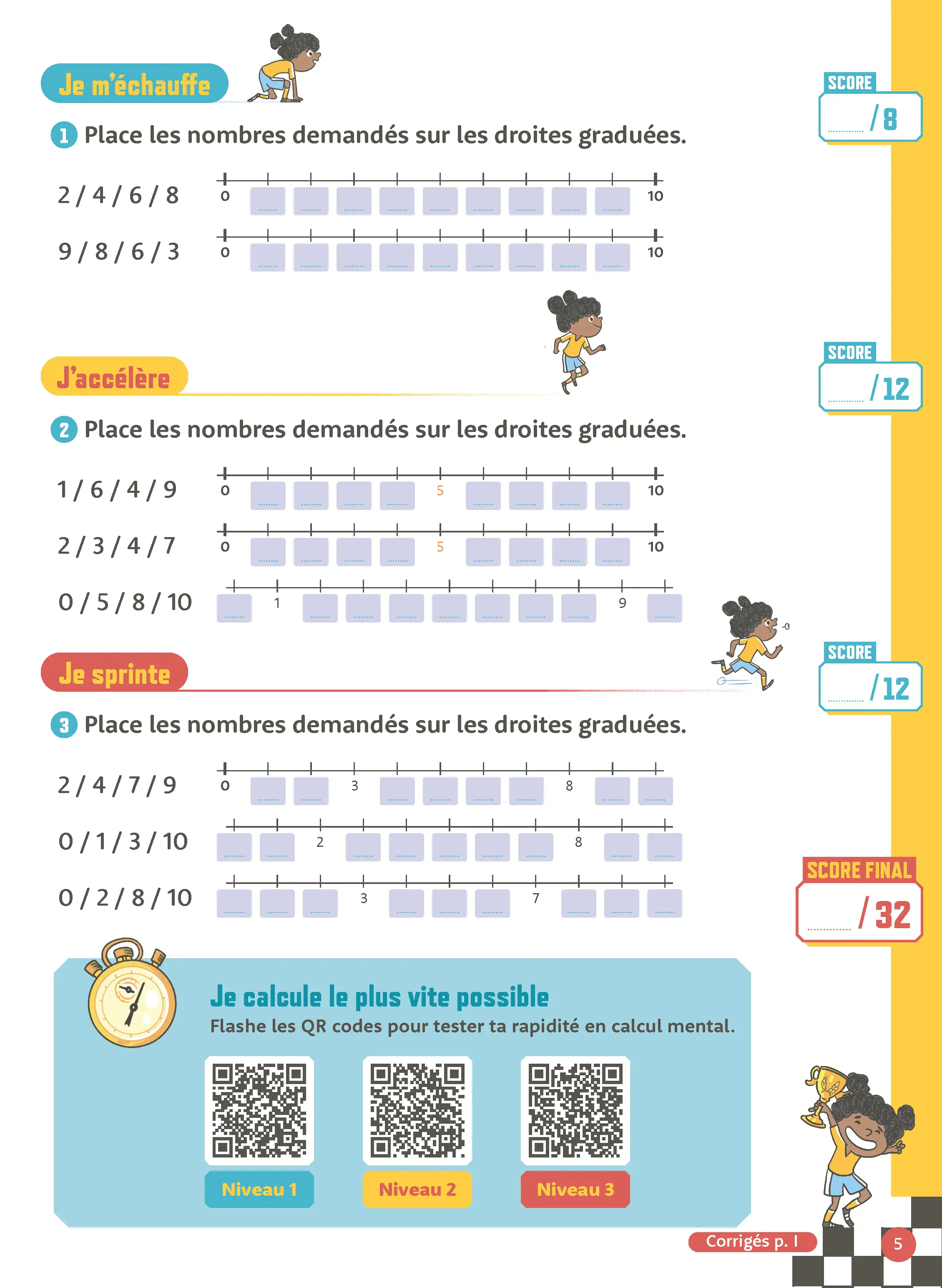 Calcul Mental CP 6-7 ans - Cahier d'exercices progressifs et corrigés - Cahier d'exercices - 9782095048228 - page intérieure 003