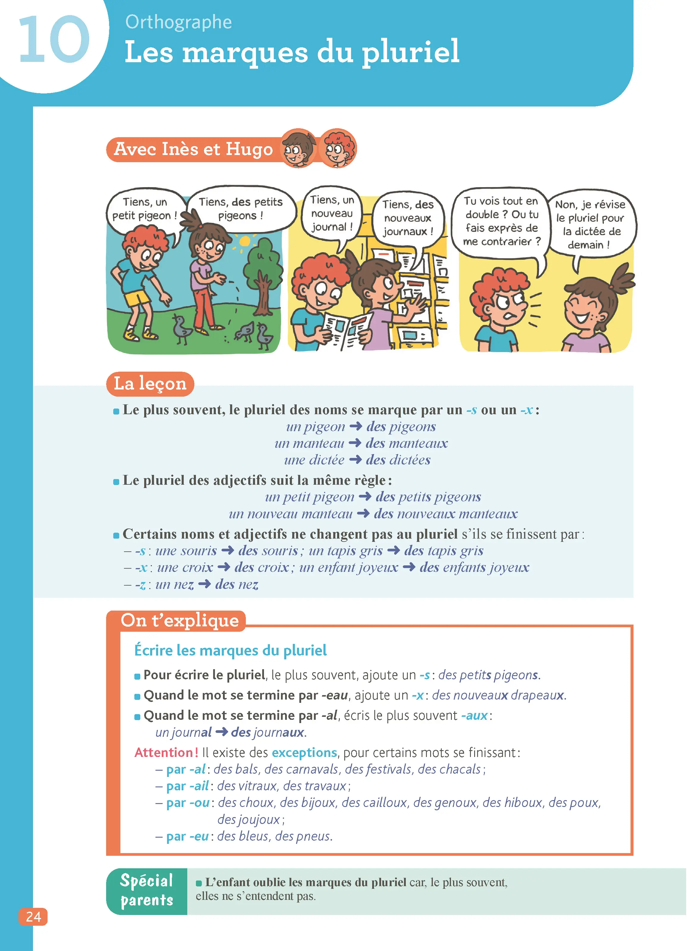 Je Comprends Tout CE2 - Tout le programme de CE2 : Français, Maths, Histoire-Géographie, Sciences, Anglais avec corrigés et guide parents - Tout-en-un - 9782095048792 - page intérieure 003
