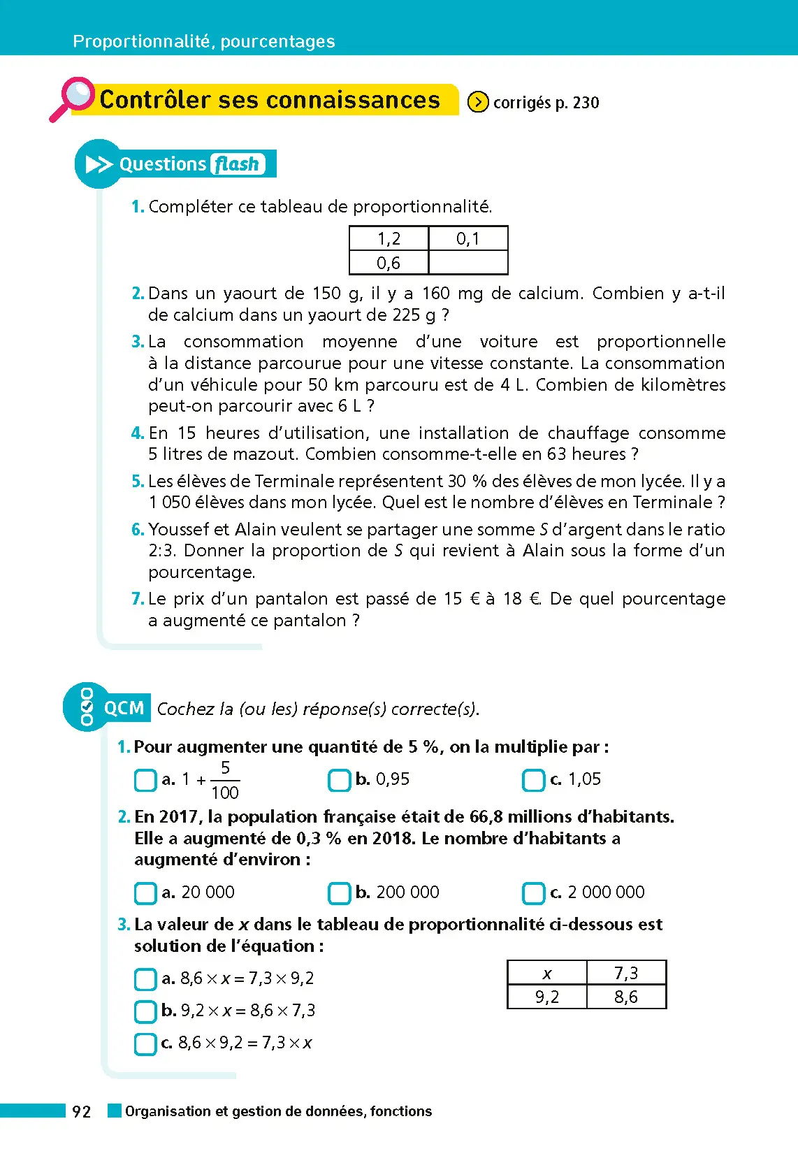 Annales ABC du Brevet 2026 - Maths 3e - Sujets et corrigés + fiches de révisions - Livre parascolaire - 9782095050221 - page intérieure 003