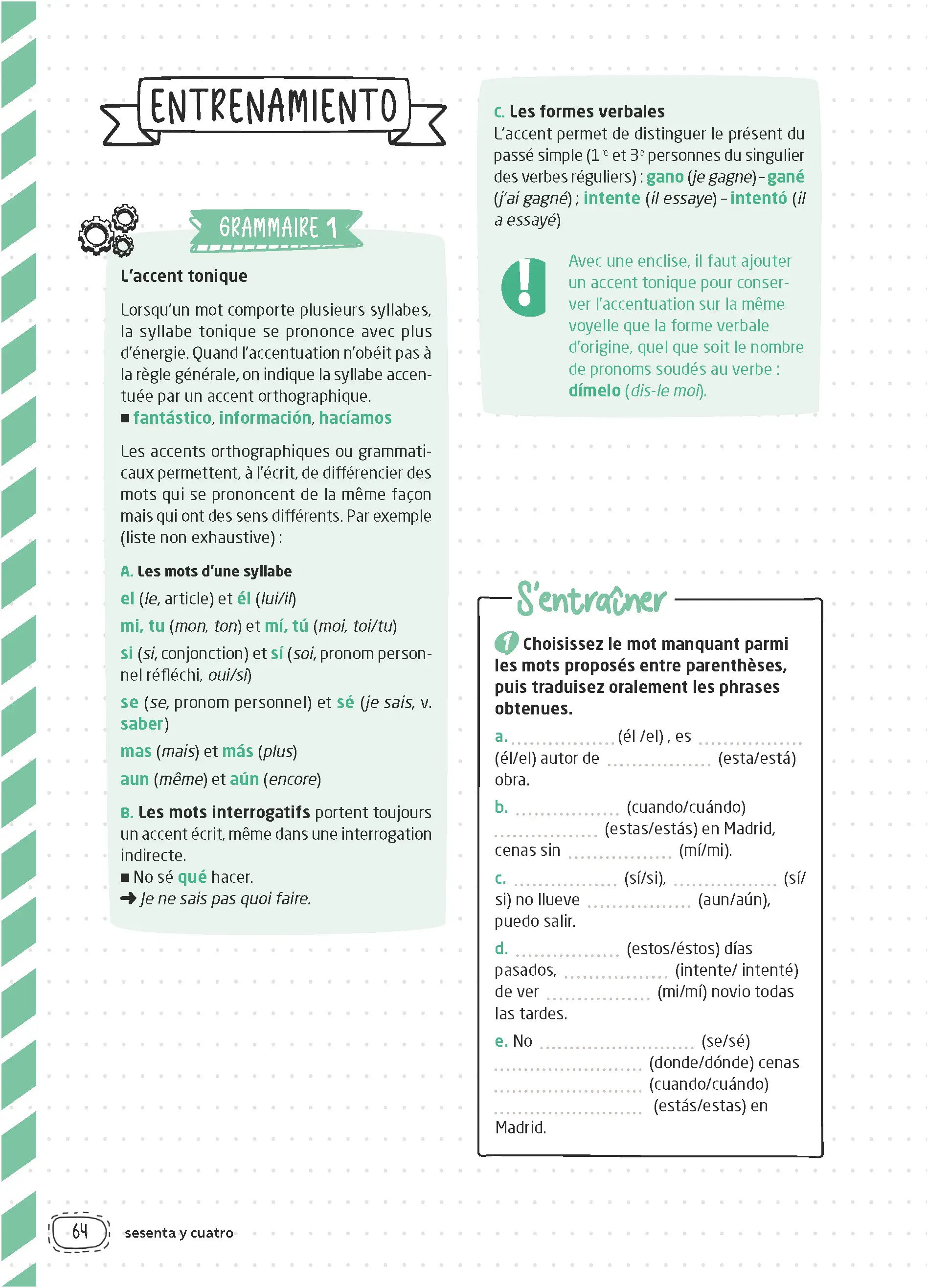 Mon Programme en 3 mois - Guide d'apprentissage de l'Espagnol - Approfondissement - Méthode interactive avec Audio - Livre de cours, méthode et exercices - 9782095053079 - page intérieure 003