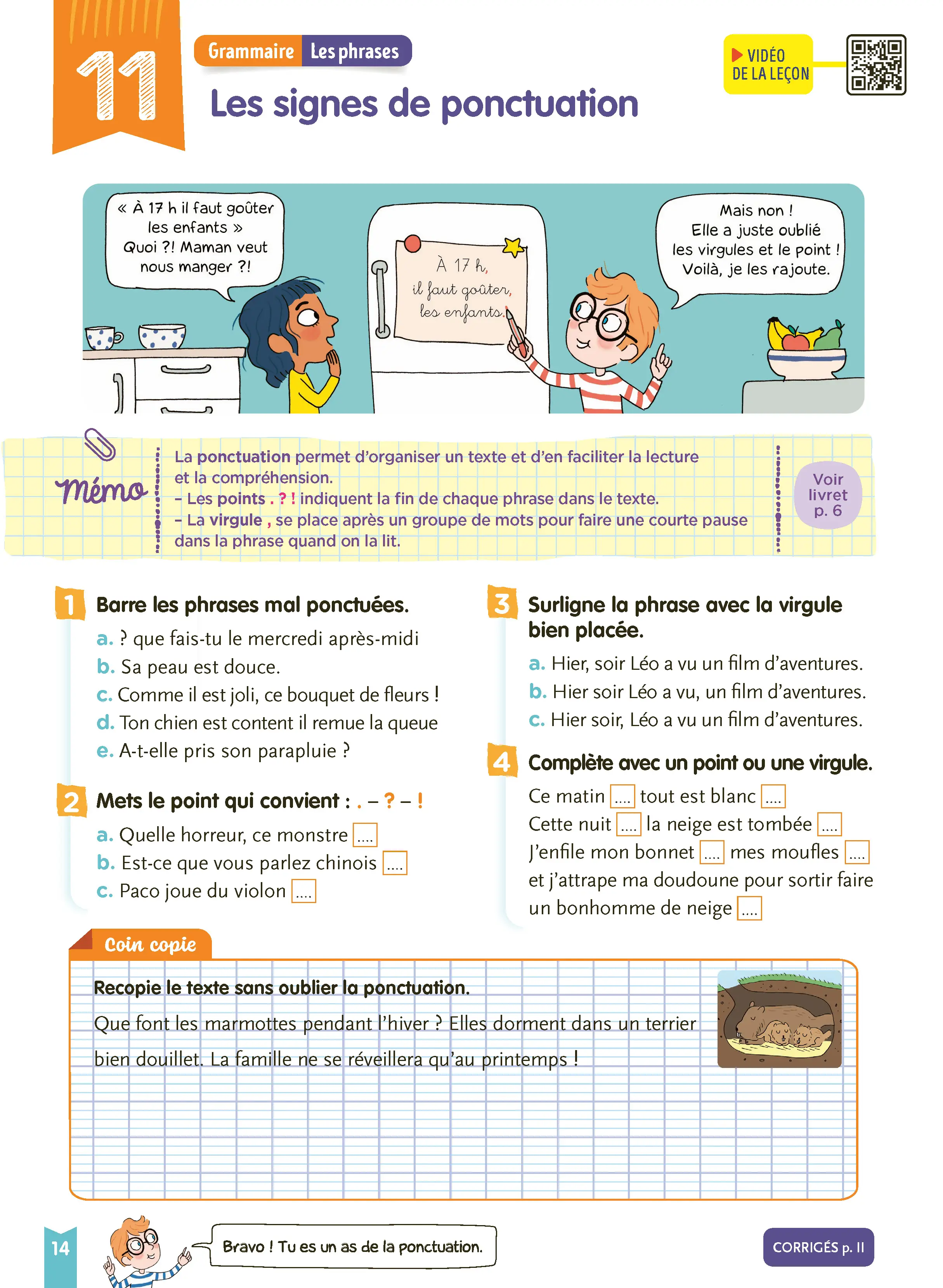 Je comprends tout - Français CE1 7-8 ans - Cahier d'exercices complet avec 300 exercices et leçons en BD  - Tout-en-un - 9782095054175 - page intérieure 003