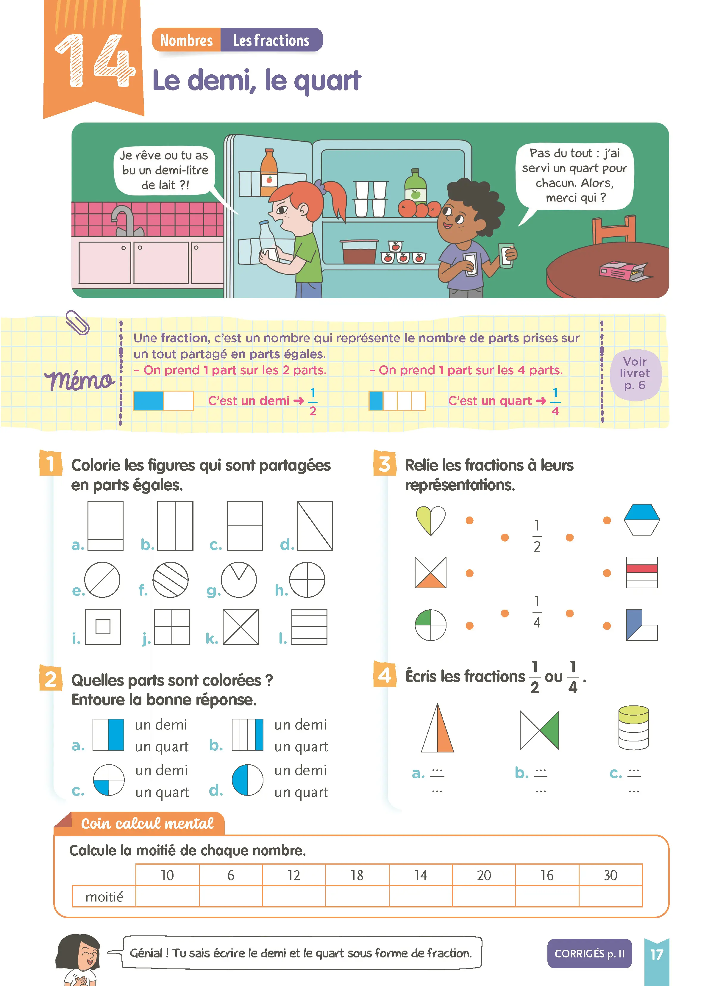 Je comprends tout - Maths CE1 7-8 ans - Cahier d'exercices complet avec 300 exercices et tables de multiplication - Tout-en-un - 9782095055288 - page intérieure 003