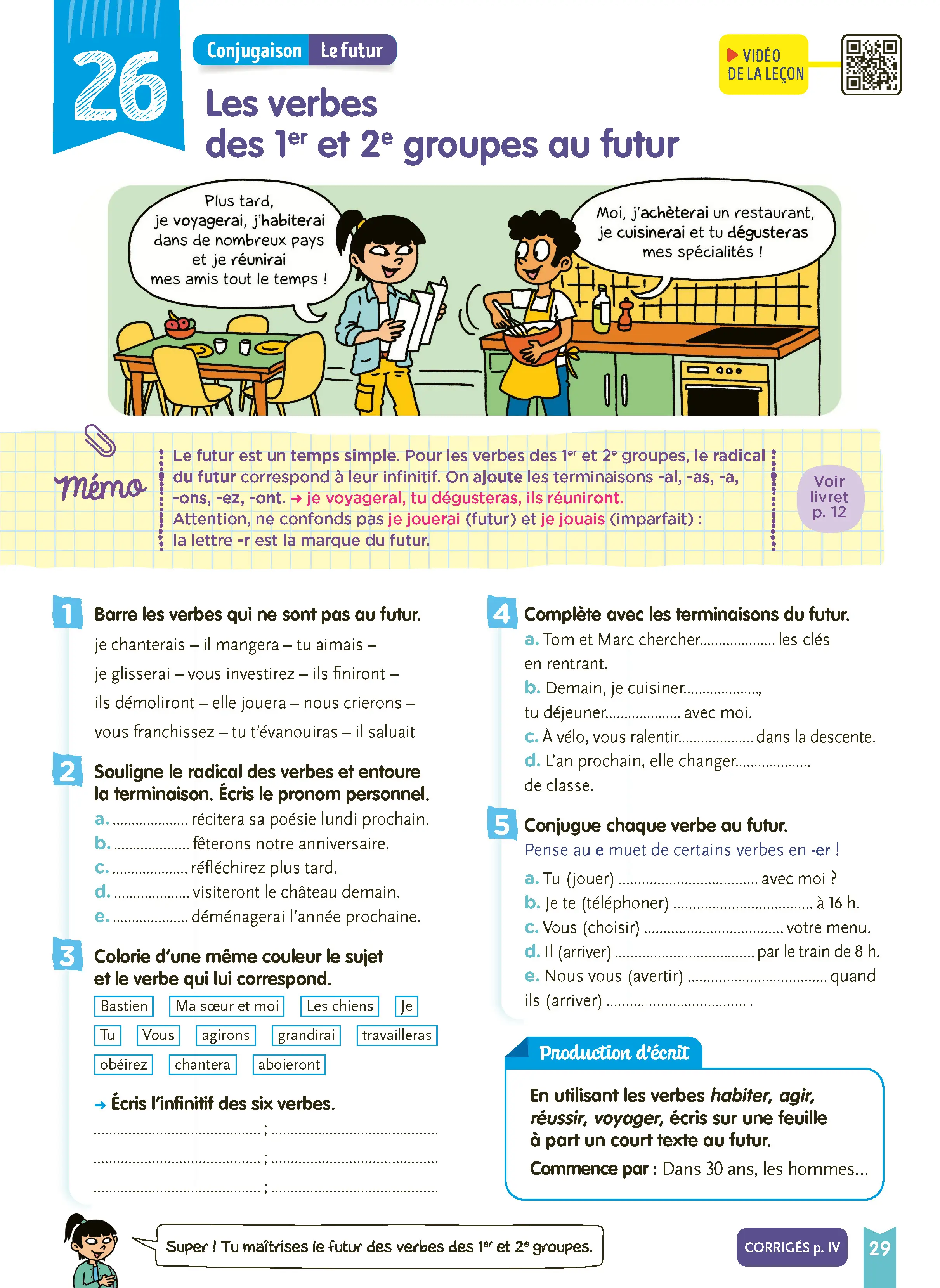 Je Comprends Tout - Maths CM1 - 300 exercices progressifs avec corrigés détachables et tables de multiplication - Tout-en-un - 9782095057435 - page intérieure 003